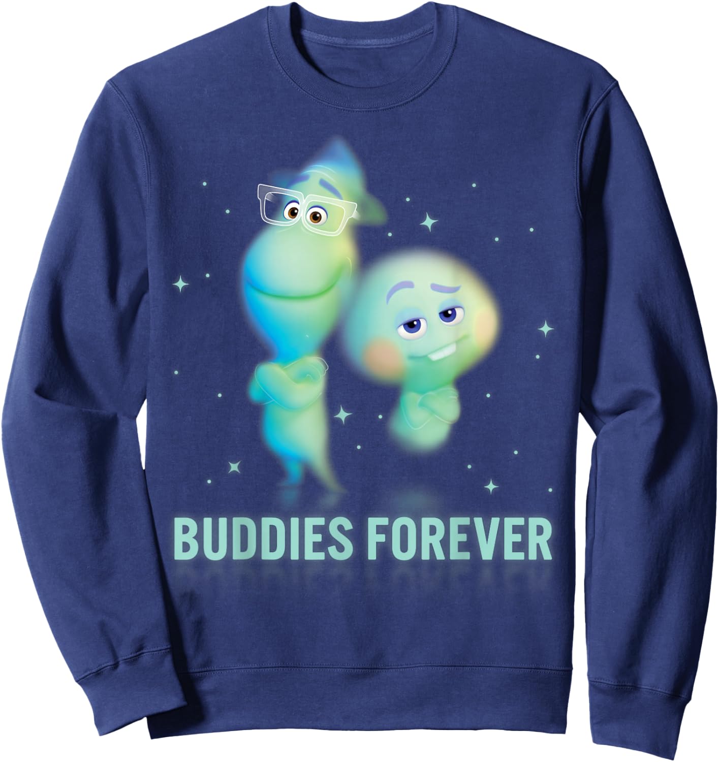 Disney Pixar Soul Buddies Forever Stars Friendship Pose Sweatshirt - Sweatshirt | Navy