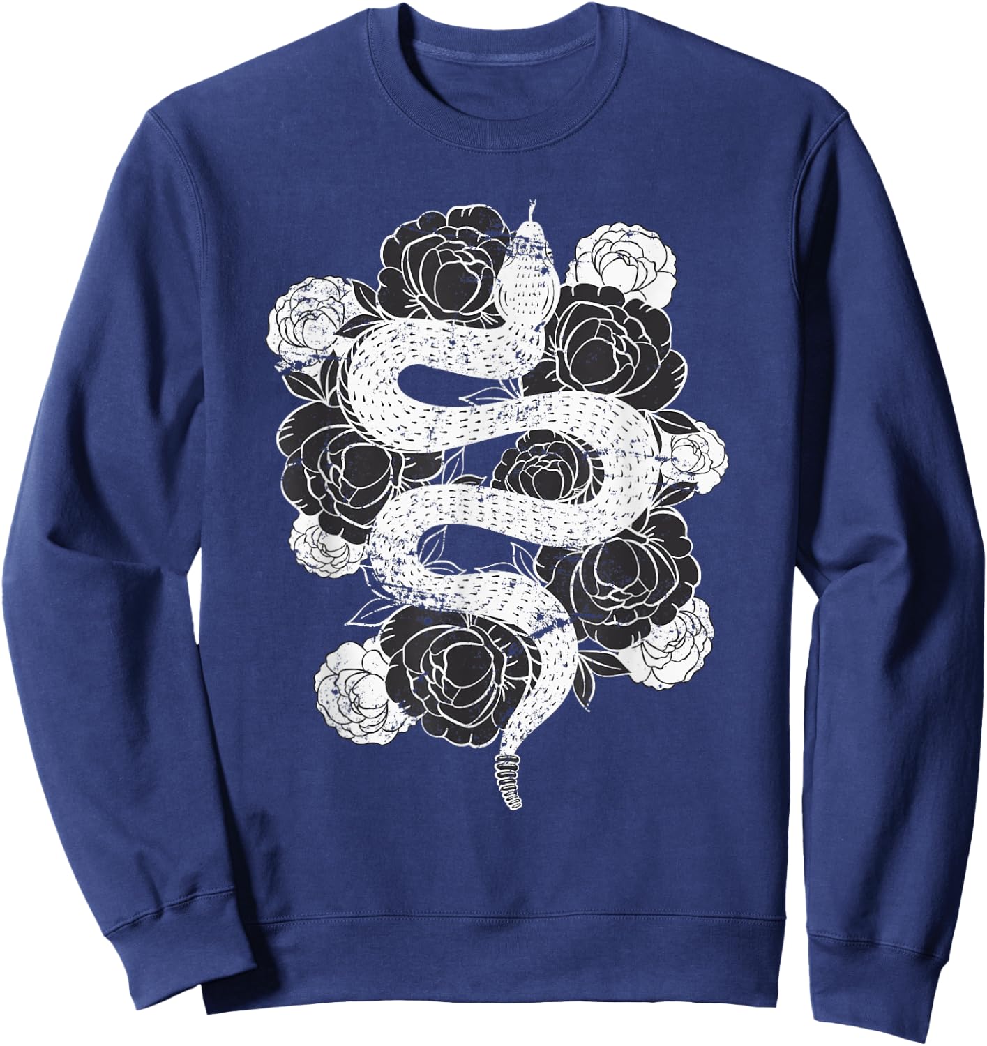 Rose Snake Sweatshirt - Sweatshirt | Navy