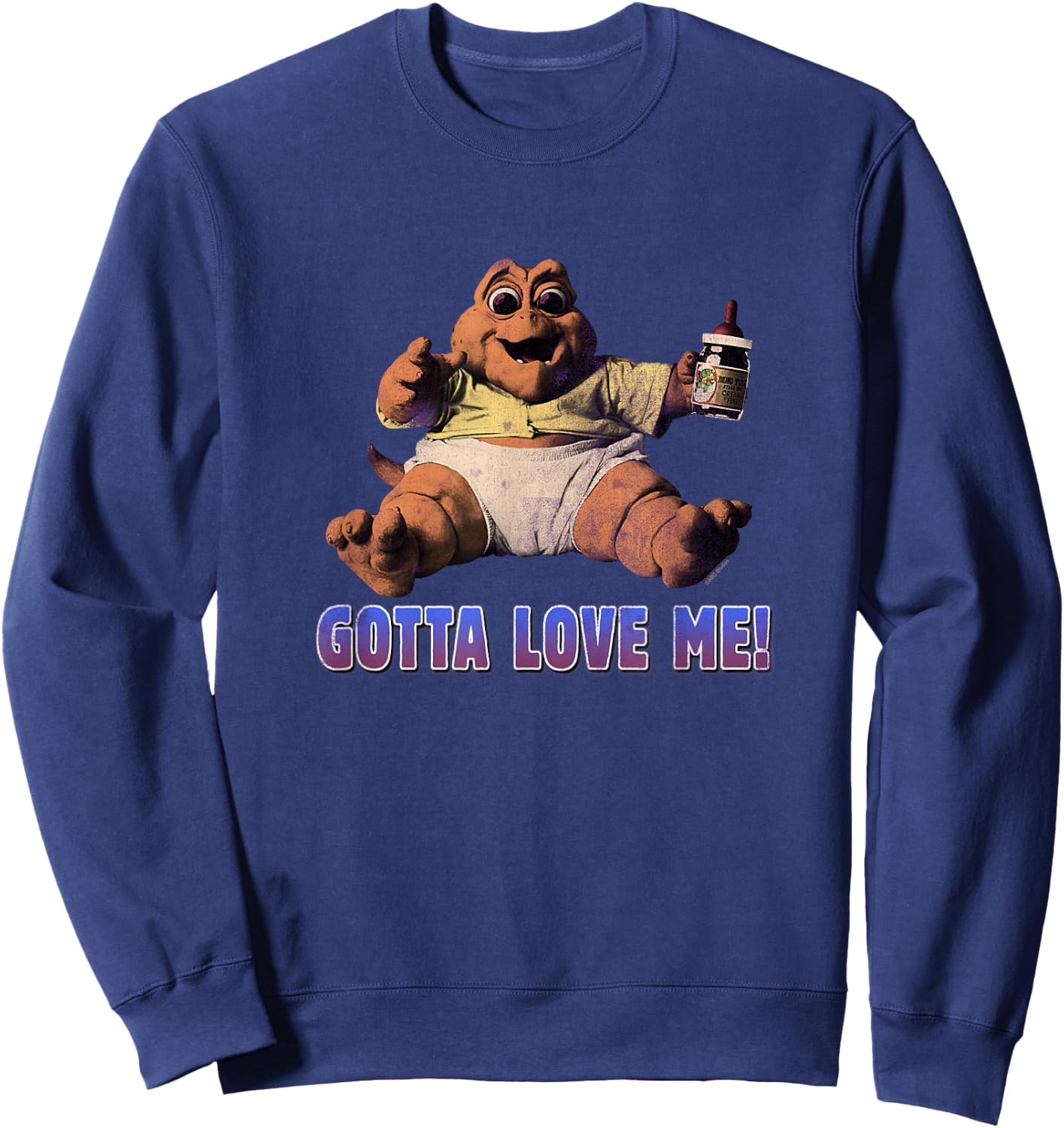 Dinosaurs Gotta Love Me Sweatshirt - Sweatshirt | Navy