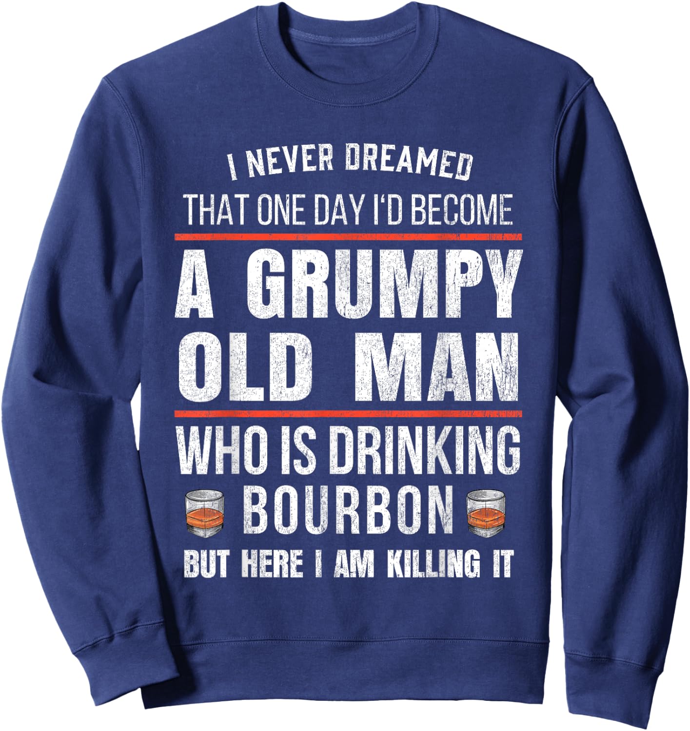 Kentucky Bourbon Whiskey Retirement Gift Malt Whisky Retiree Sweatshirt - Sweatshirt | Navy