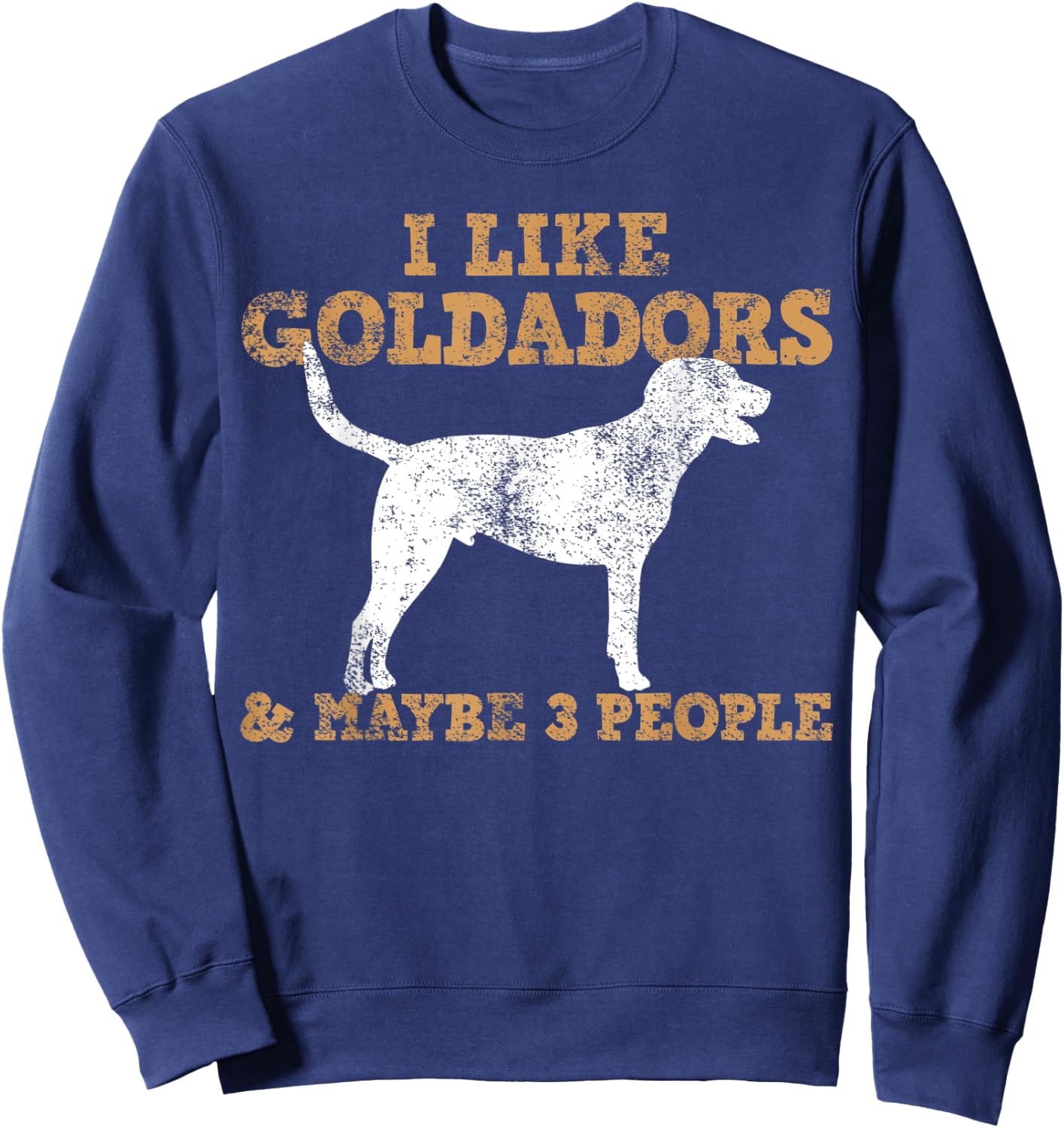 Goldador Labrador Sweatshirt - Sweatshirt | Navy