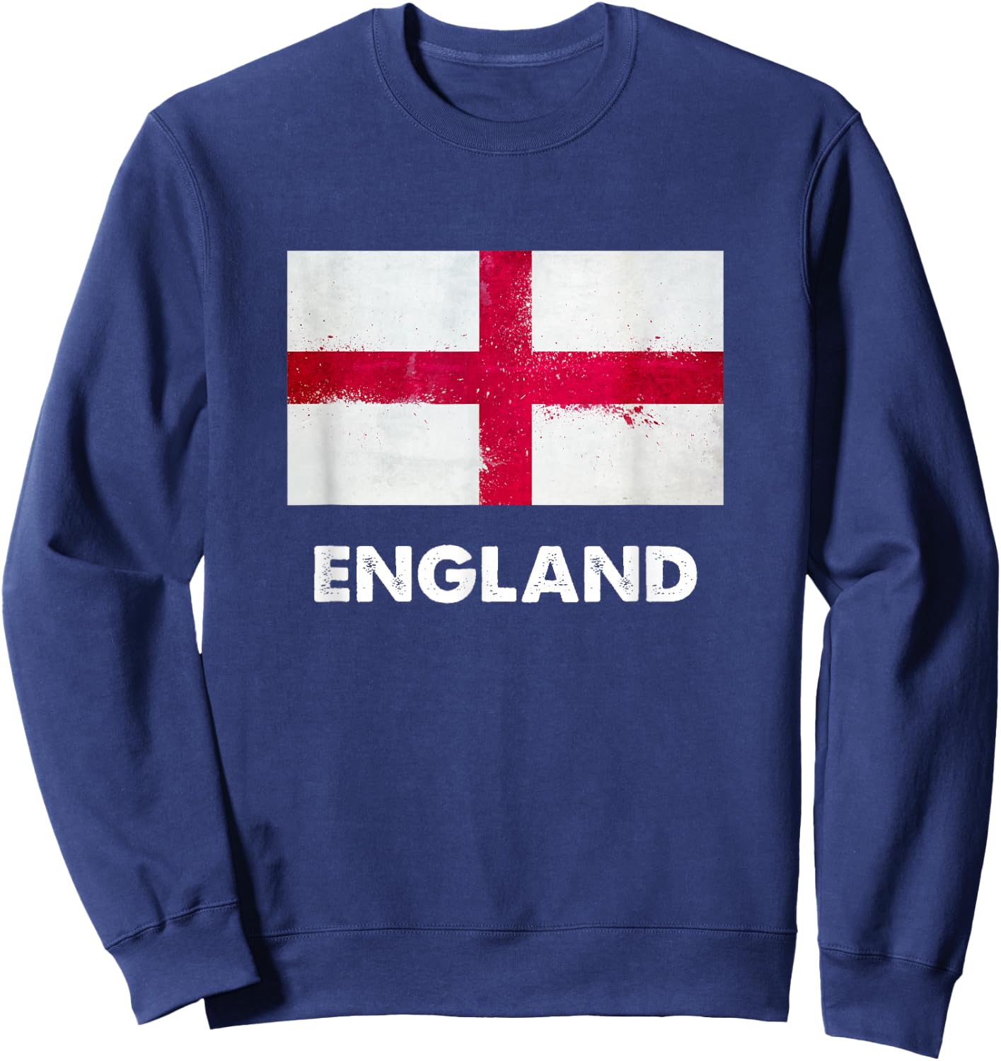 England Flag Jersey | English Sweatshirt - Sweatshirt | Navy