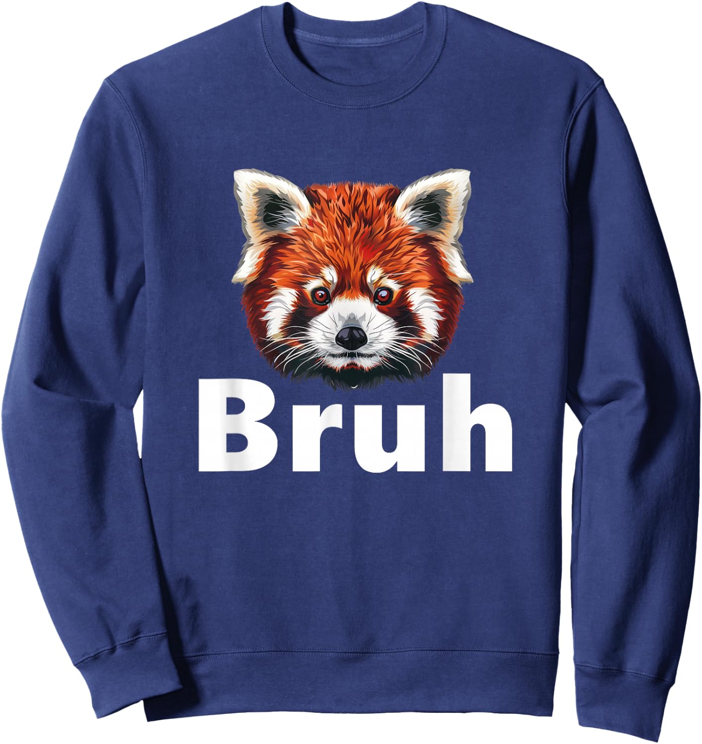 Red Panda Bruh Sweatshirt - Sweatshirt | Navy