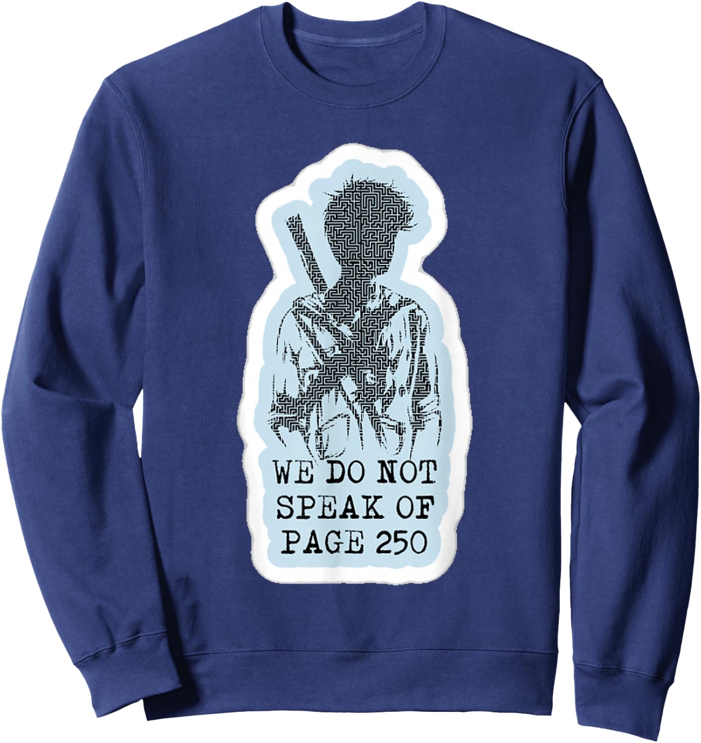 We Don't Speak on Page 250. Sweatshirt - Sweatshirt | Navy