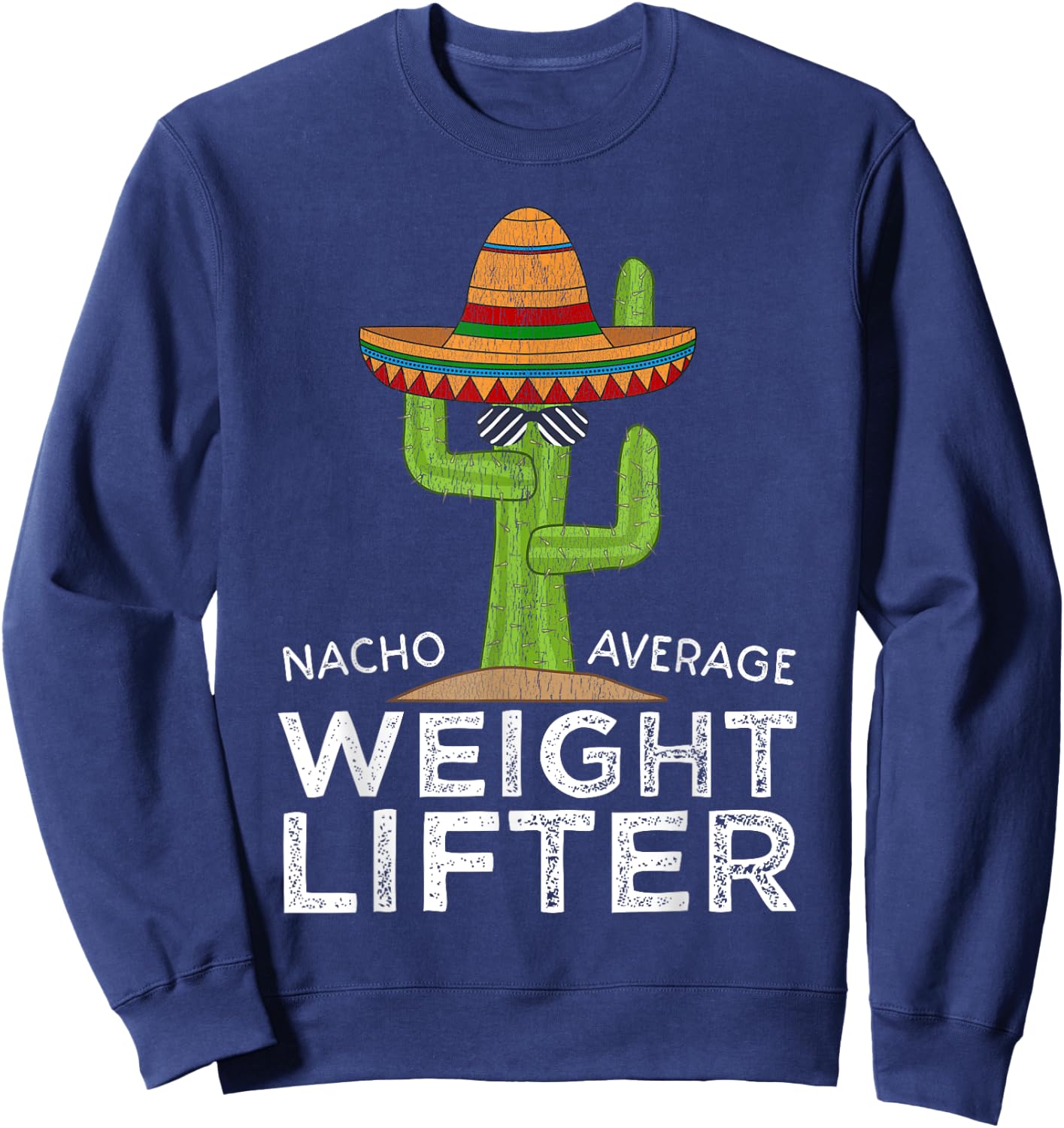 Workout Weightlifting Lifter Humor | Funny Weight Lifting Sweatshirt - Sweatshirt | Navy