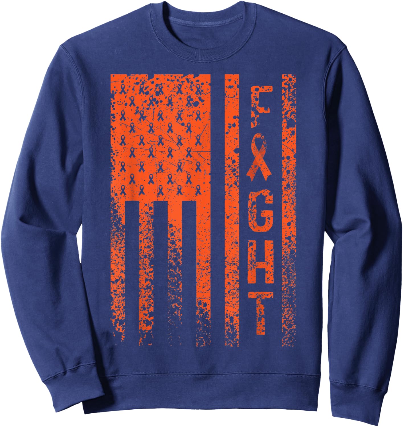 Fight Kidney Cancer Awareness Sweatshirt - Sweatshirt | Navy