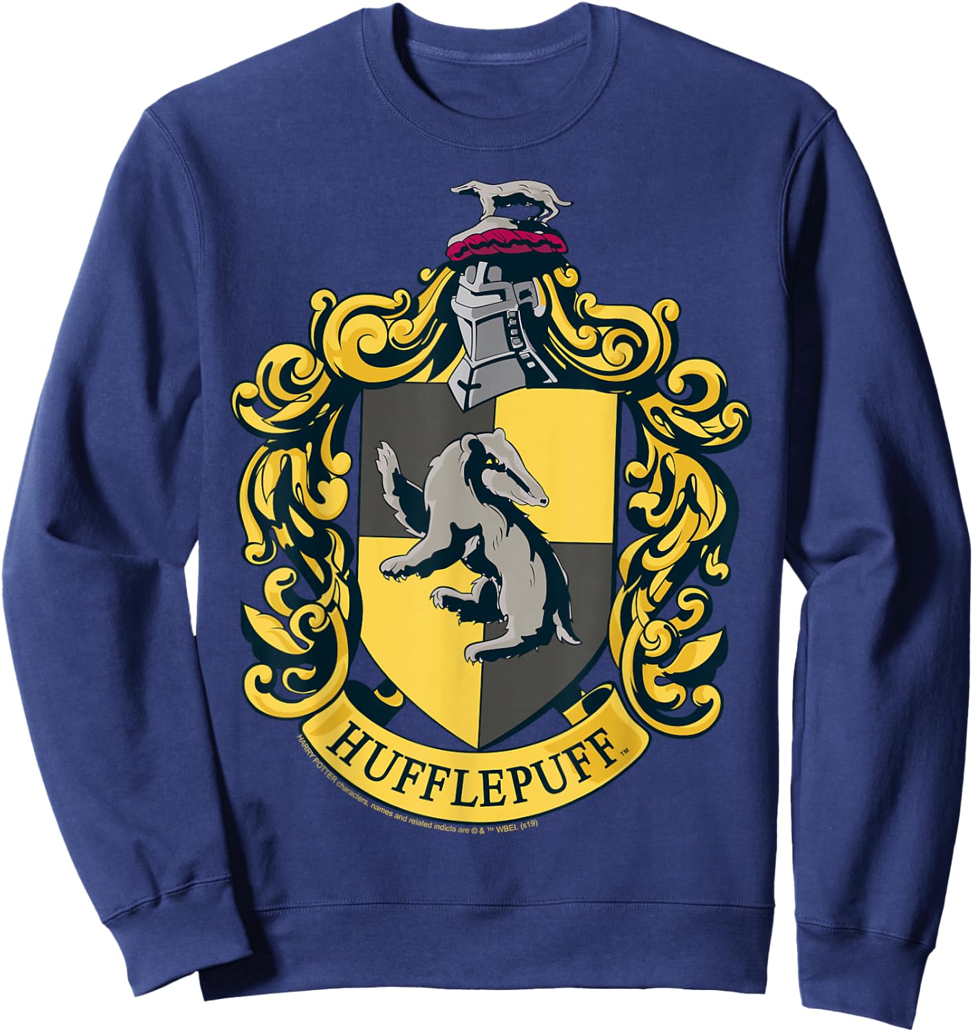 Harry Potter Hufflepuff House Crest Sweatshirt - Sweatshirt | Navy