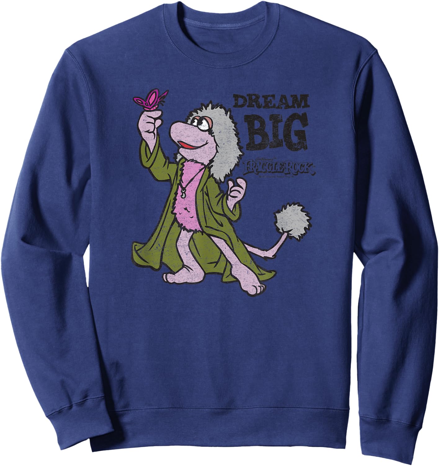 Fraggle Rock Dream Big Sweatshirt - Sweatshirt | Navy