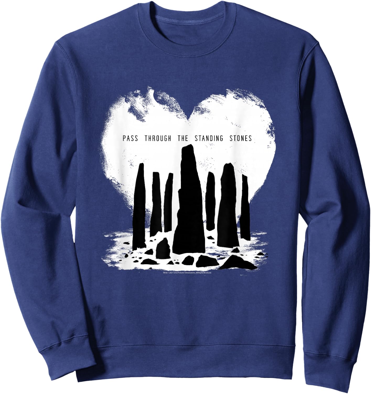 Outlander Pass Through The Standing Stones Sweatshirt - Sweatshirt | Navy