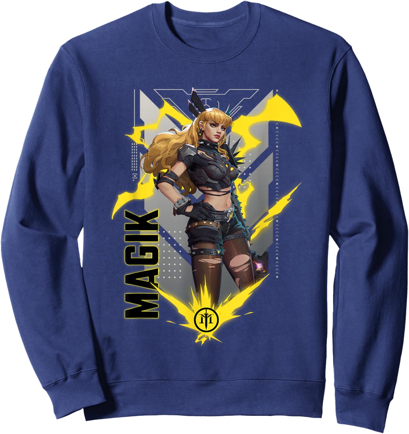 Marvel Rivals Gamerverse Super Hero PVP Illyana Magik Sweatshirt - Sweatshirt | Navy
