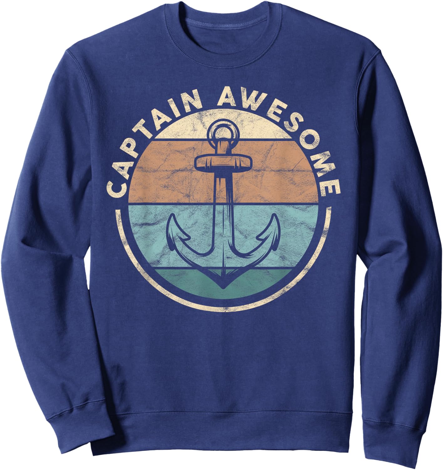 Funny Sailing Boating Sailor Boat Captain Awesome Sweatshirt - Sweatshirt | Navy