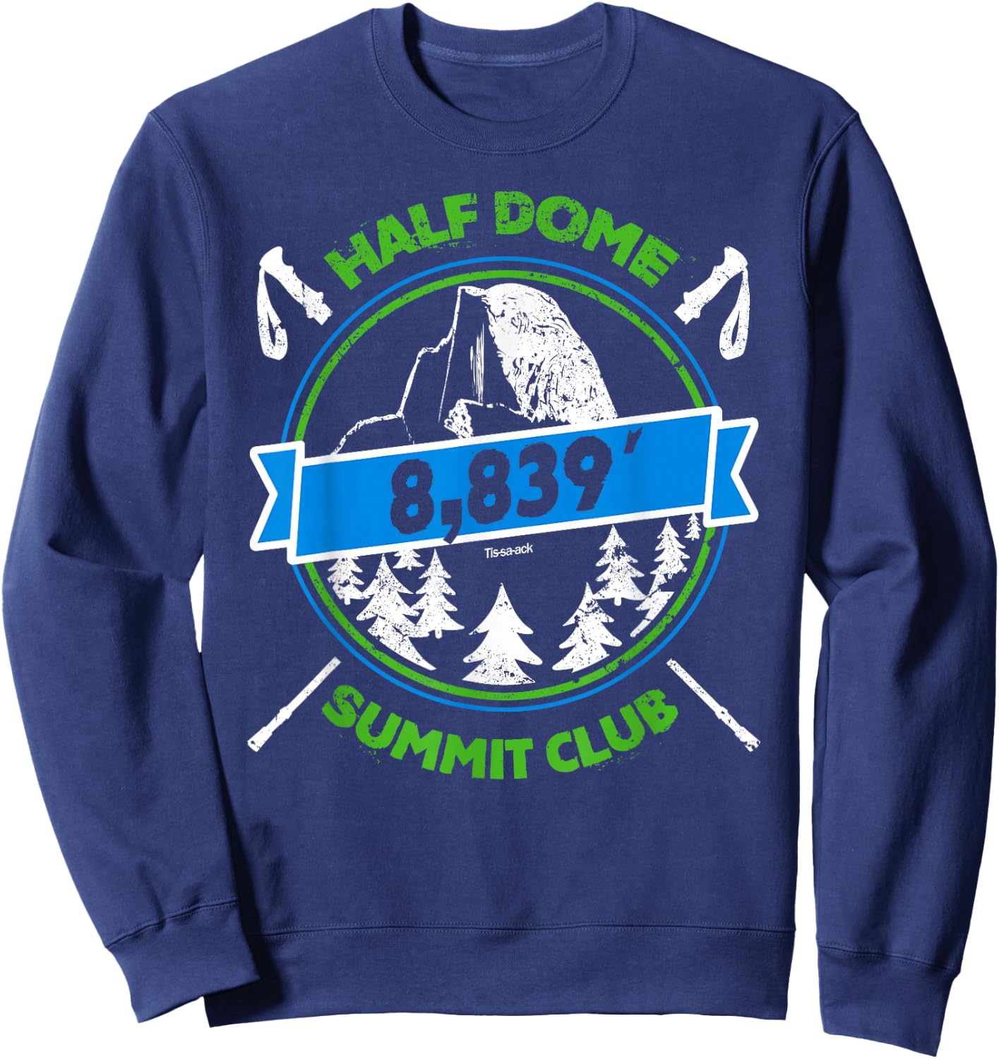 Half Dome Summit Club Sweatshirt - Sweatshirt | Navy