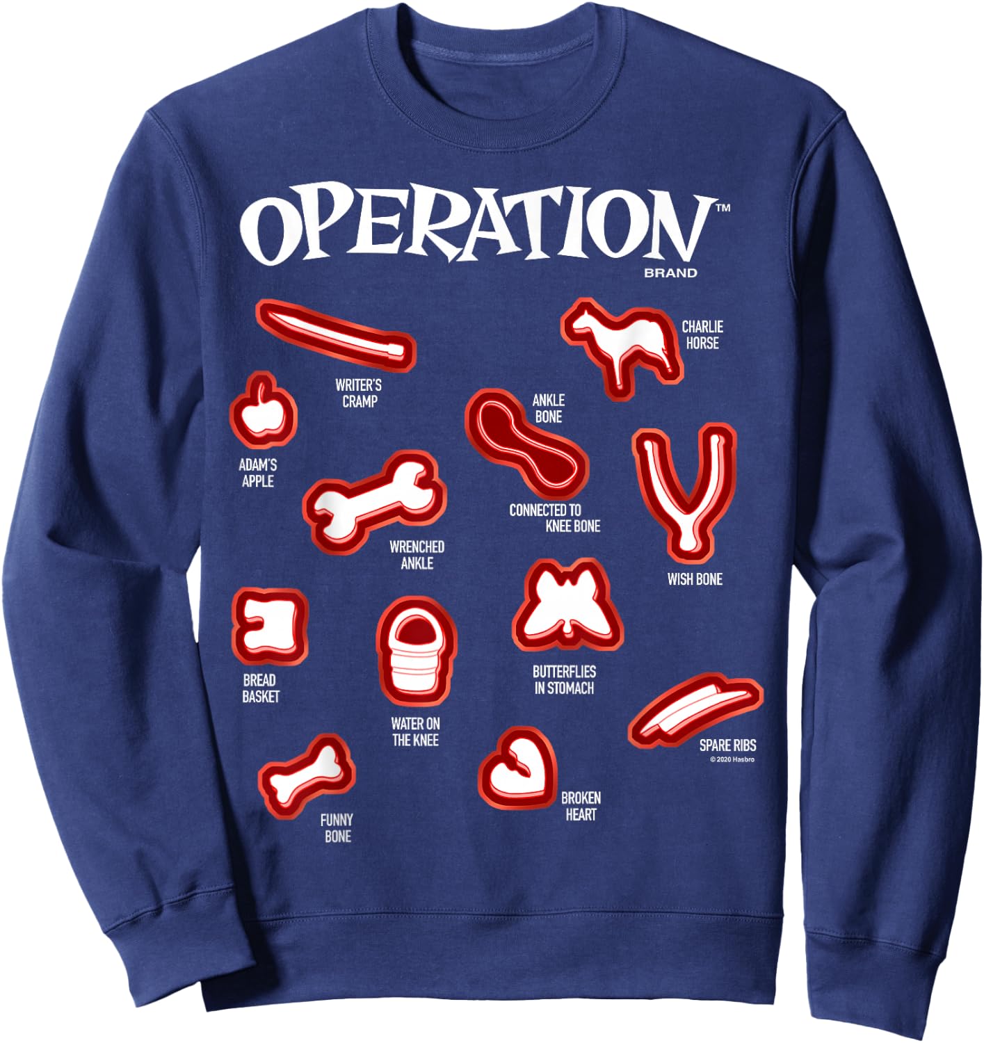 Operation Classic Icon & Game Pieces Sweatshirt - Sweatshirt | Navy