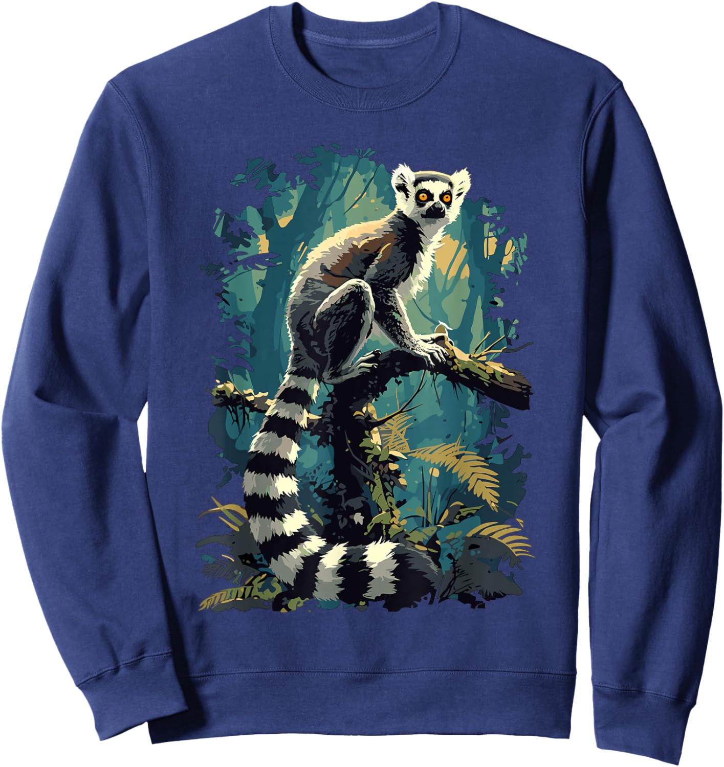 Lemurs Lemur Sweatshirt - Sweatshirt | Navy