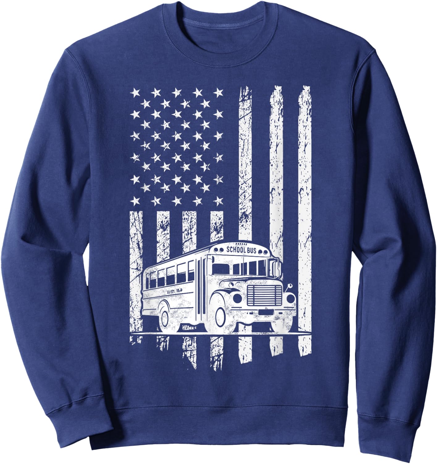 School bus driver us bus driver school Sweatshirt - Sweatshirt | Navy