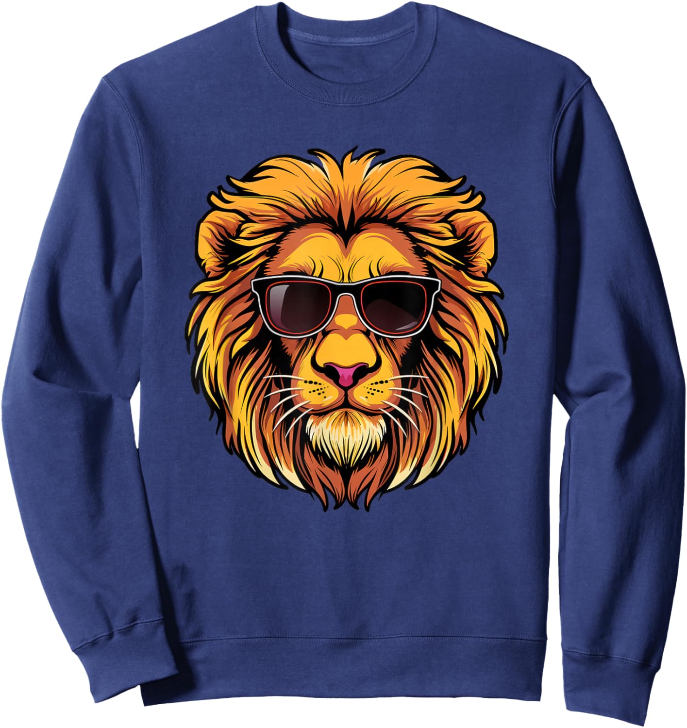 Lion Sunglasses Sweatshirt - Sweatshirt | Navy