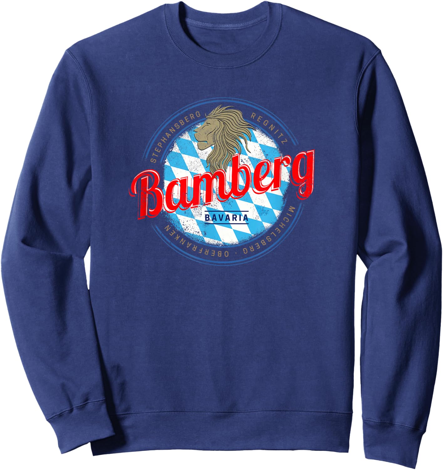 Bamberg Bavaria Upper Franconia Germany City Souvenir Sweatshirt - Sweatshirt | Navy