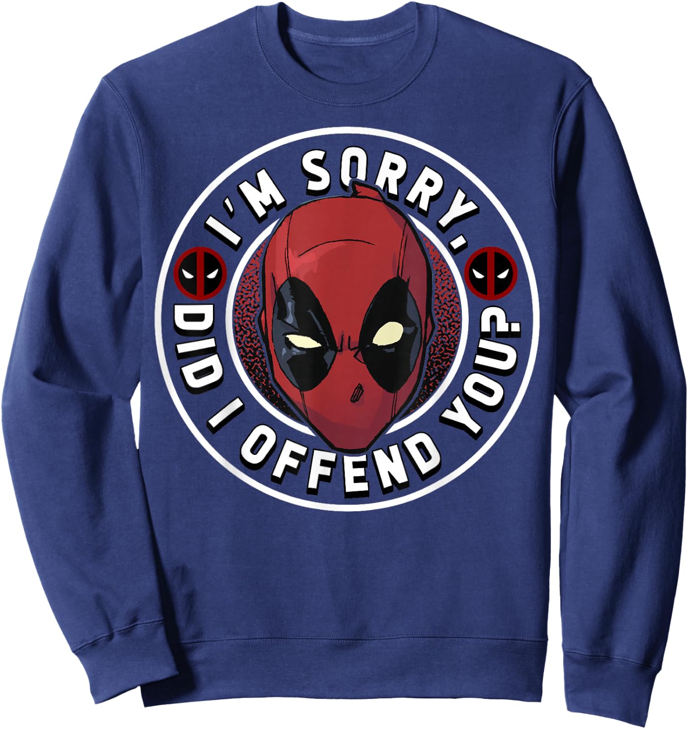Marvel Deadpool I'm Sorry Did I Offend You Sweatshirt - Sweatshirt | Navy