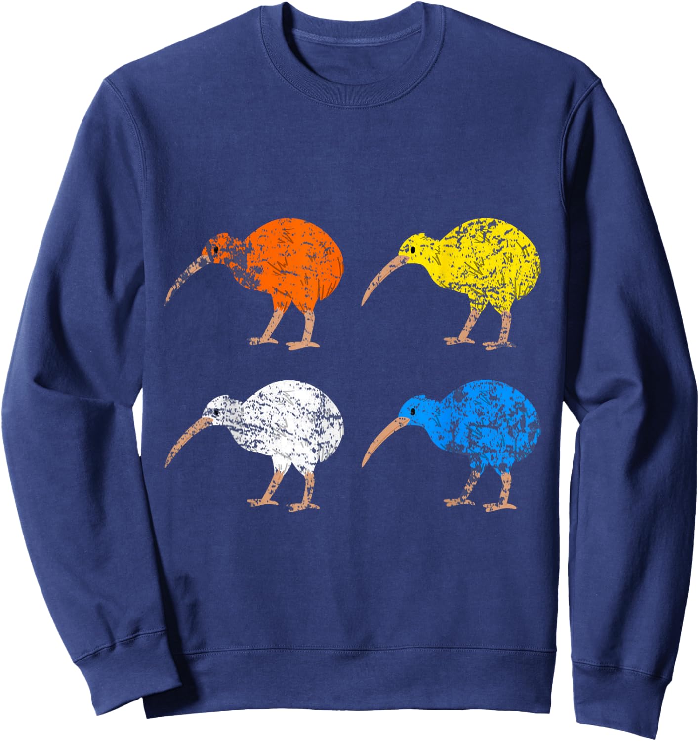 Pop Art Kiwi New Zealand Sweatshirt - Sweatshirt | Navy