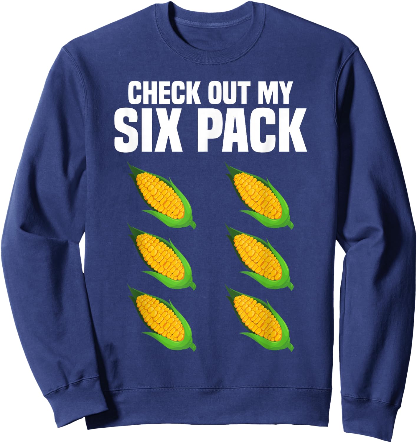Funny Crop Corn Cob Corn Farmer Farming Corn Maize Men Sweatshirt - Sweatshirt | Navy