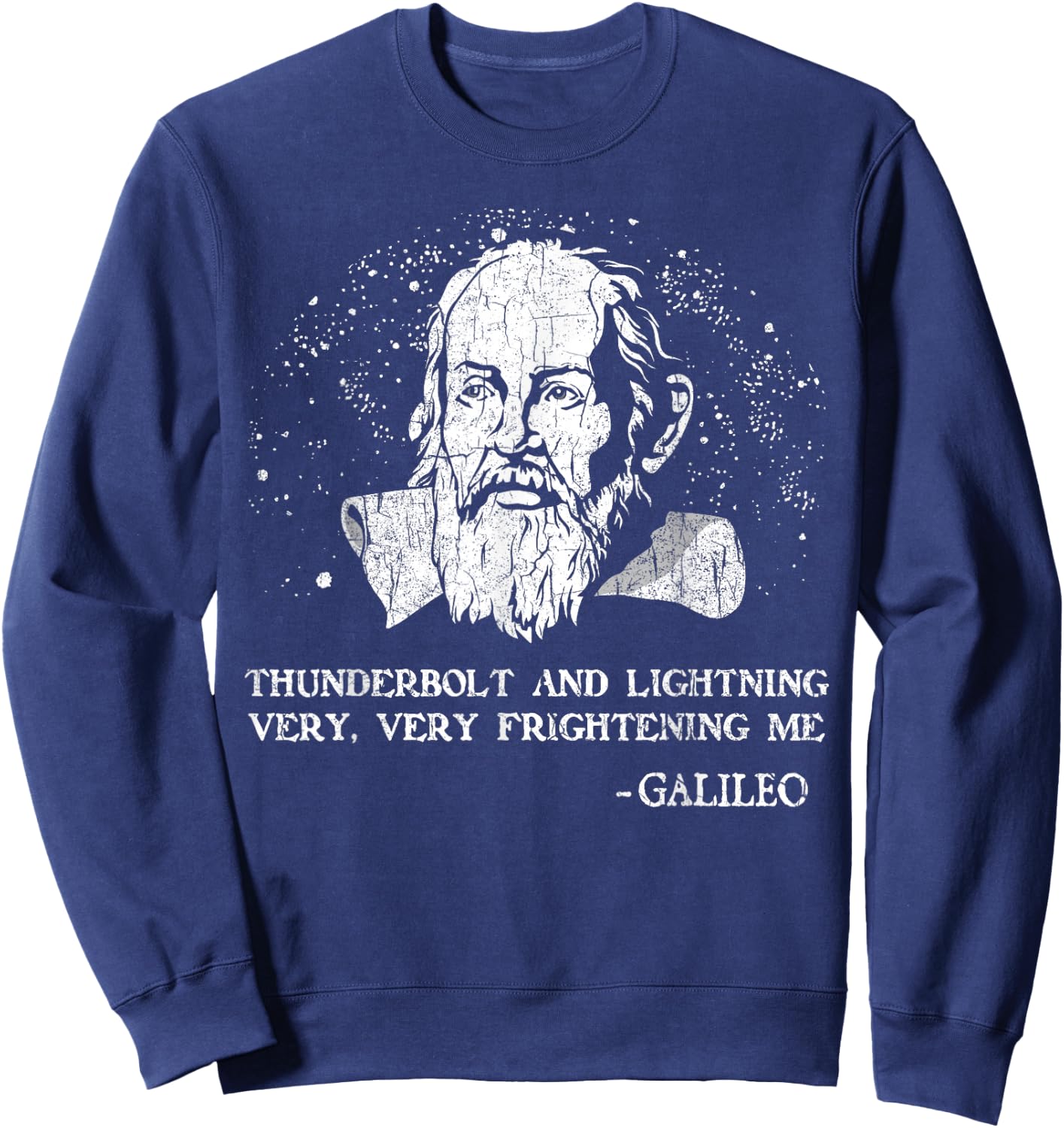 Thunderbolt and Lightning Galileo Retro Very Frightening Me Sweatshirt - Sweatshirt | Navy