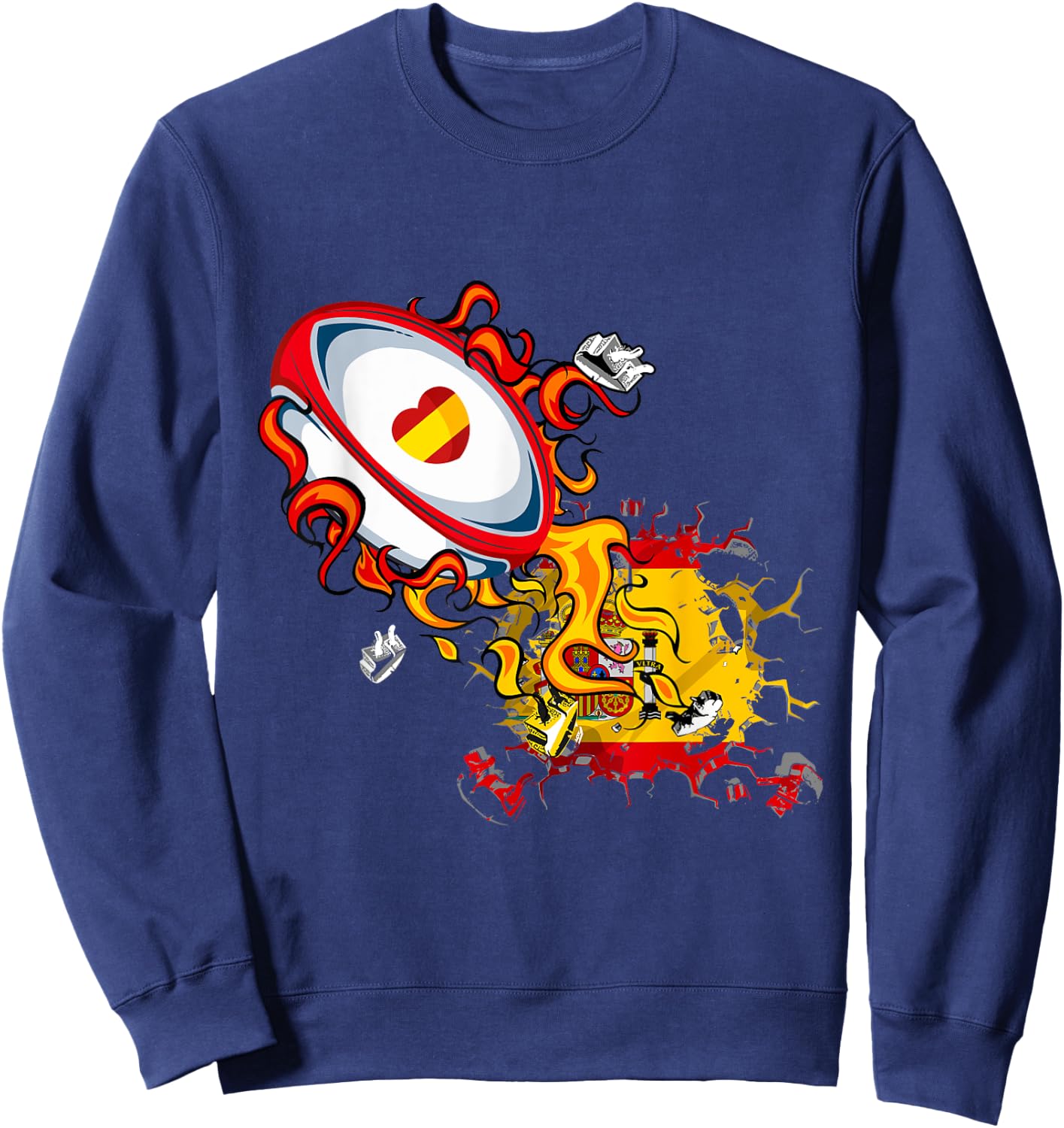 Spain Rugby Sweatshirt - Sweatshirt | Navy