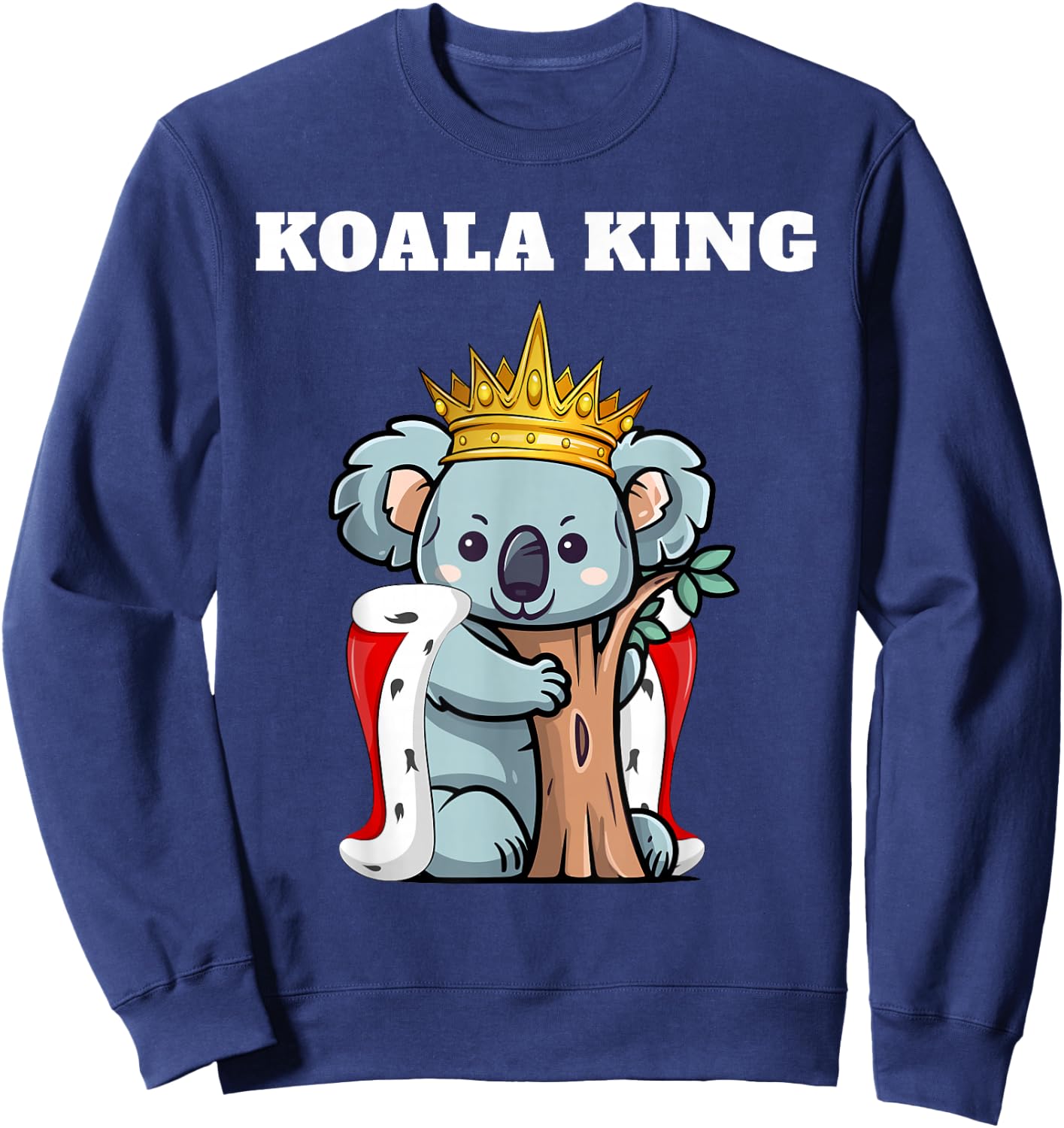 Koala King | Koala | Boys Koala Bear Sweatshirt - Sweatshirt | Navy