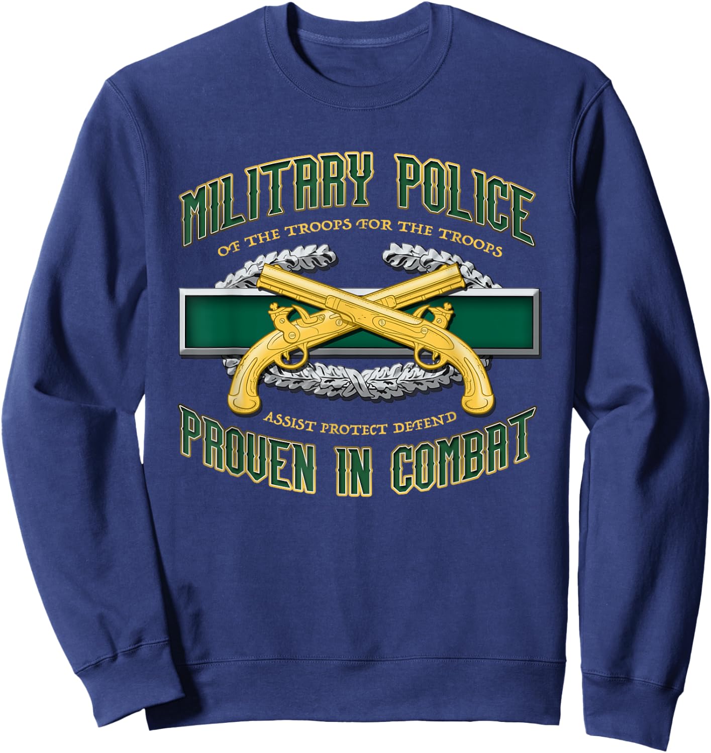 Military Police Proven In Combat Sweatshirt - Sweatshirt | Navy