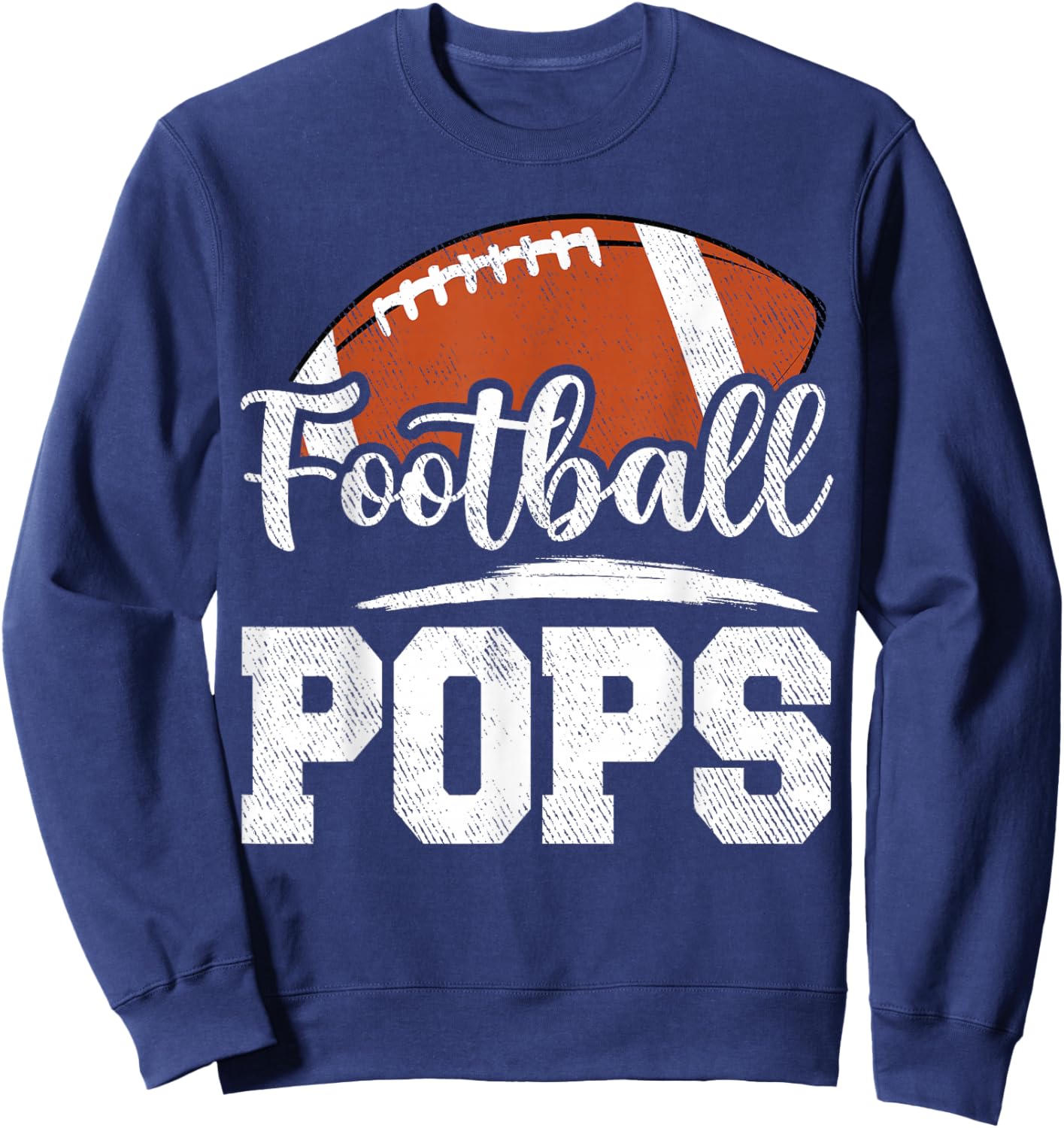 Football Pops Football Player Game Day Father's Day Sweatshirt - Sweatshirt | Navy
