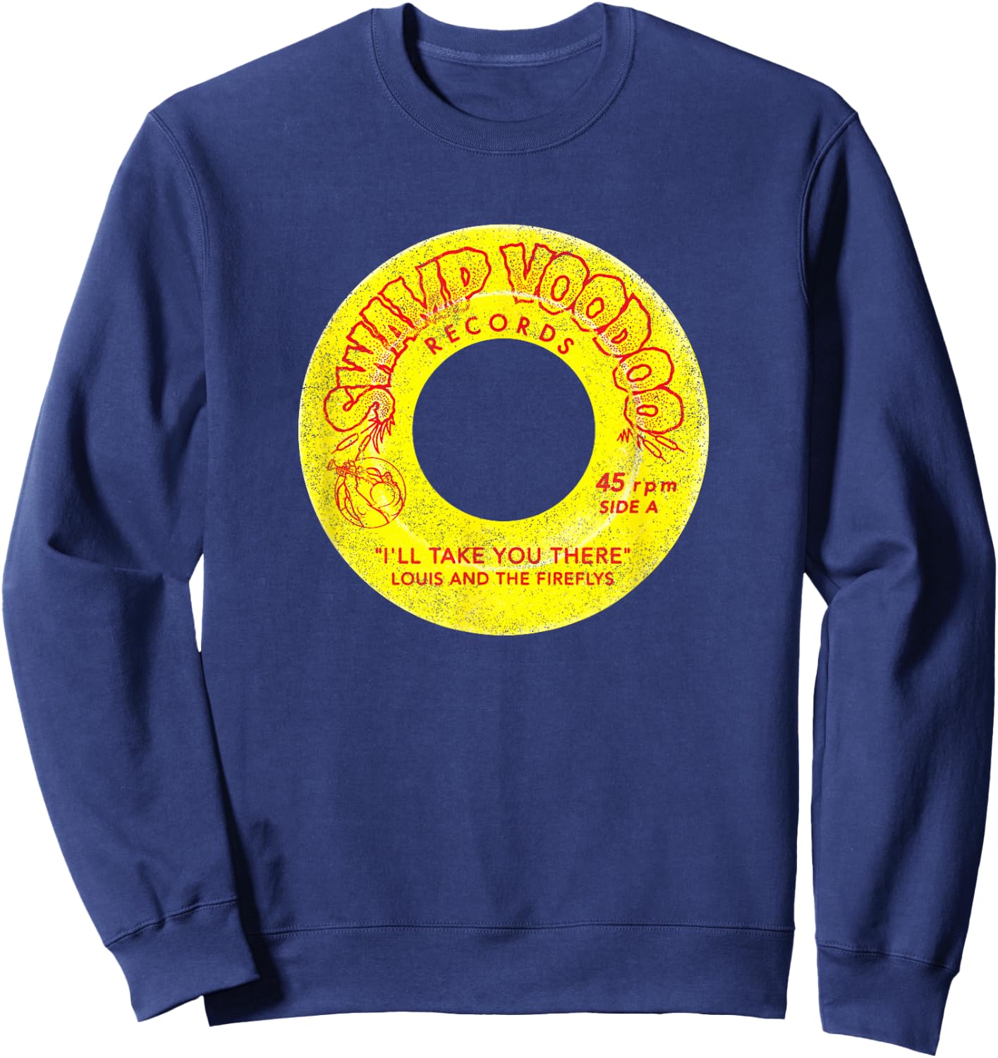 Disney Princess And The Frog Louis Swamp Voodoo Records Sweatshirt - Sweatshirt | Navy