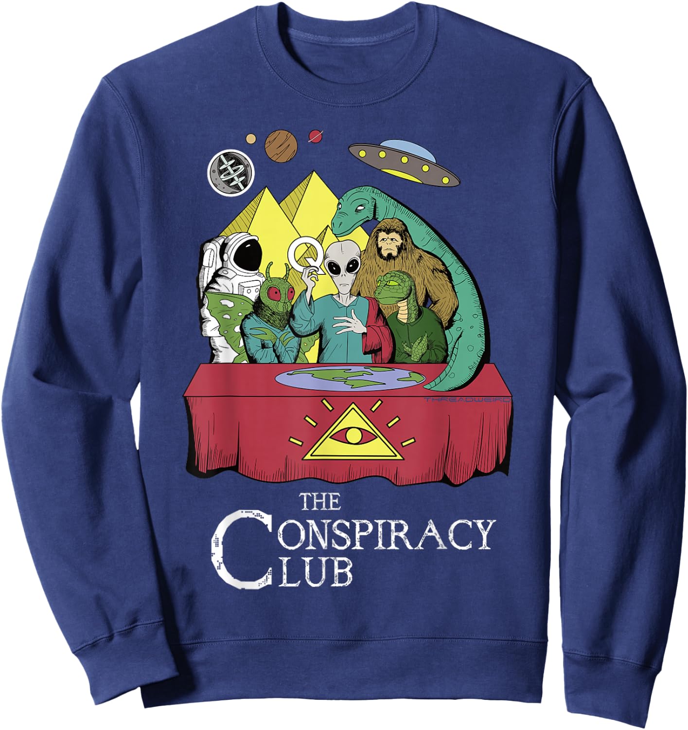 Conspiracy Club Sweatshirt - Sweatshirt | Navy