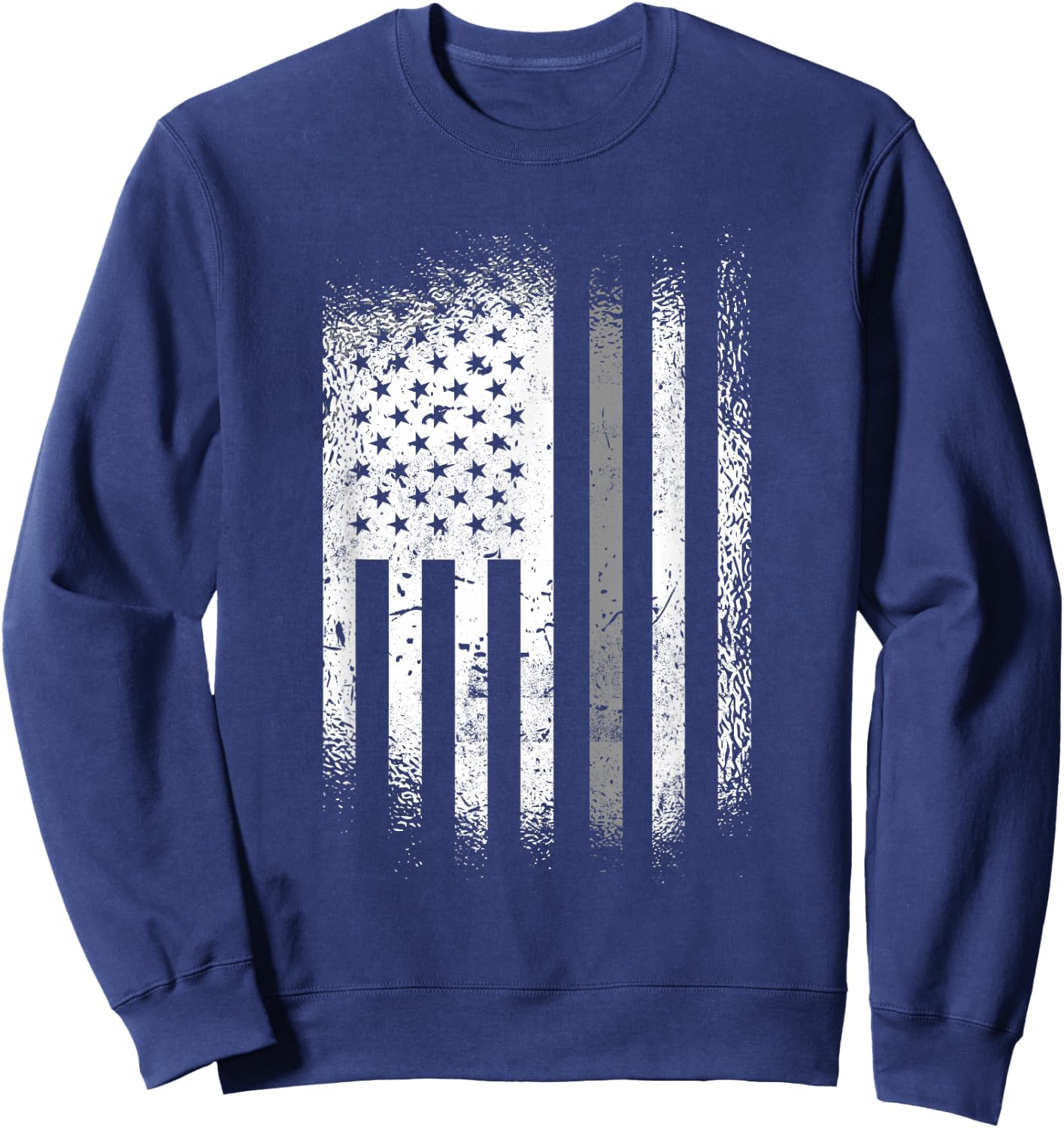 Correctional Officer Thin Silver Line Sweatshirt - Sweatshirt | Navy