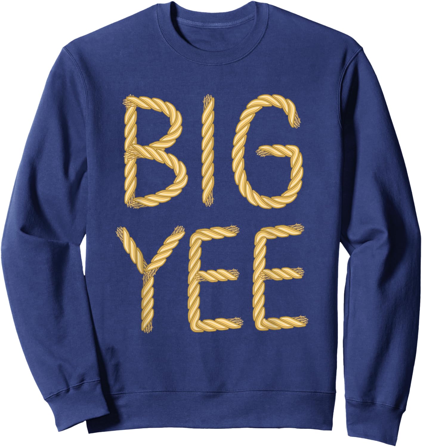 Big Yee Western Theme Country Rope Rodeo Sorority Reveal Sweatshirt - Sweatshirt | Navy