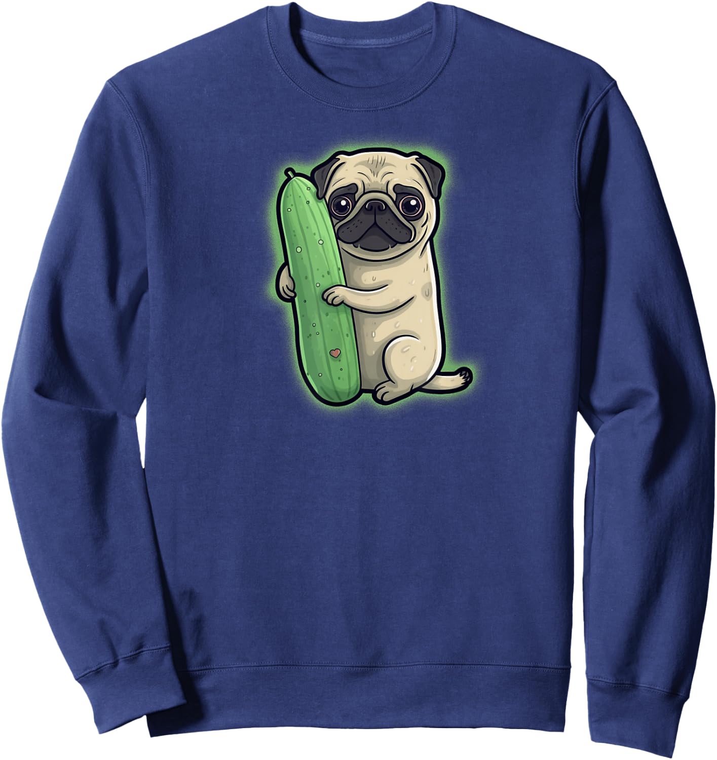 Pickle Pug Sweatshirt - Sweatshirt | Navy