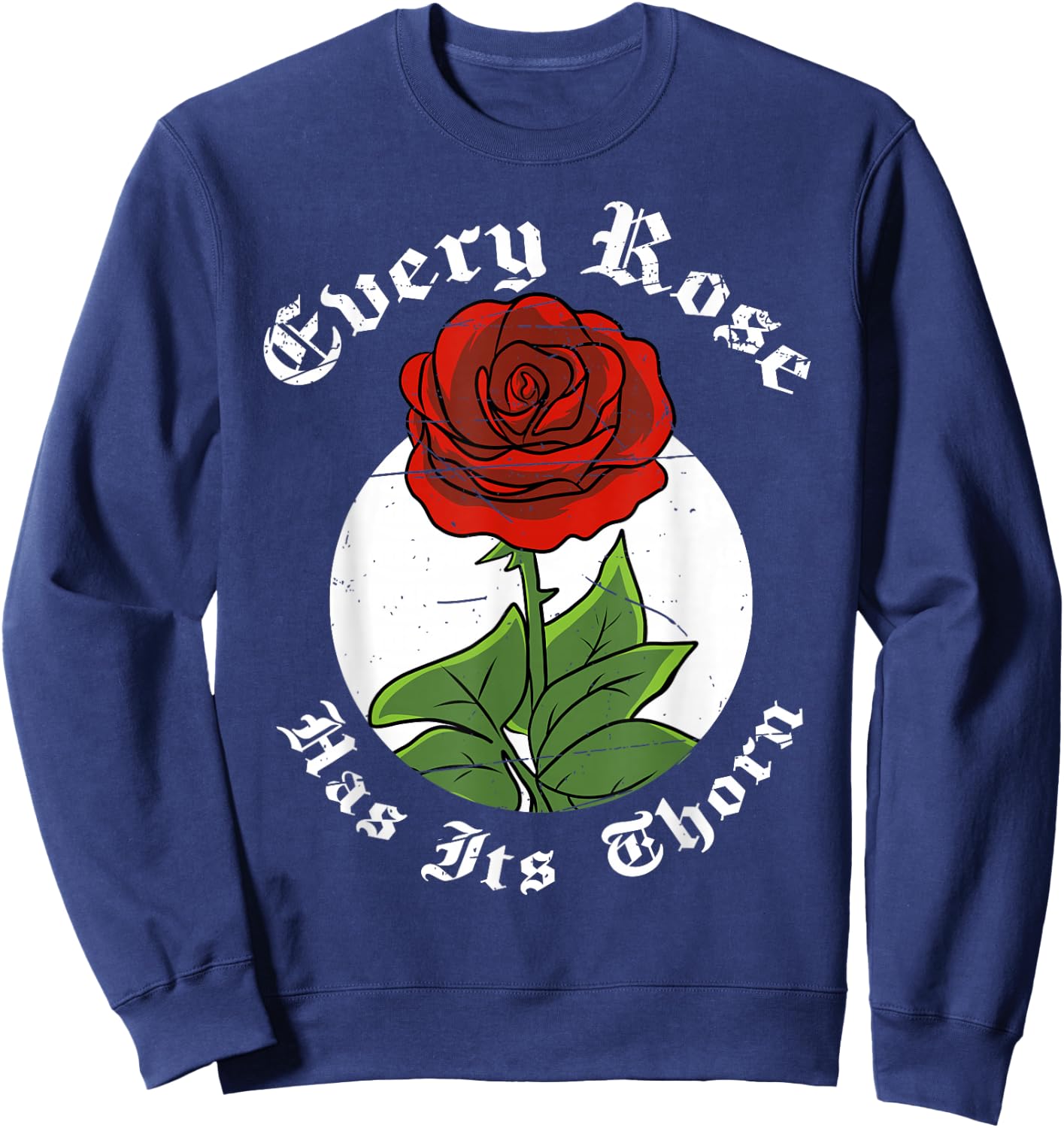 Every Rose Has Its Thorn & Women Sweatshirt - Sweatshirt | Navy