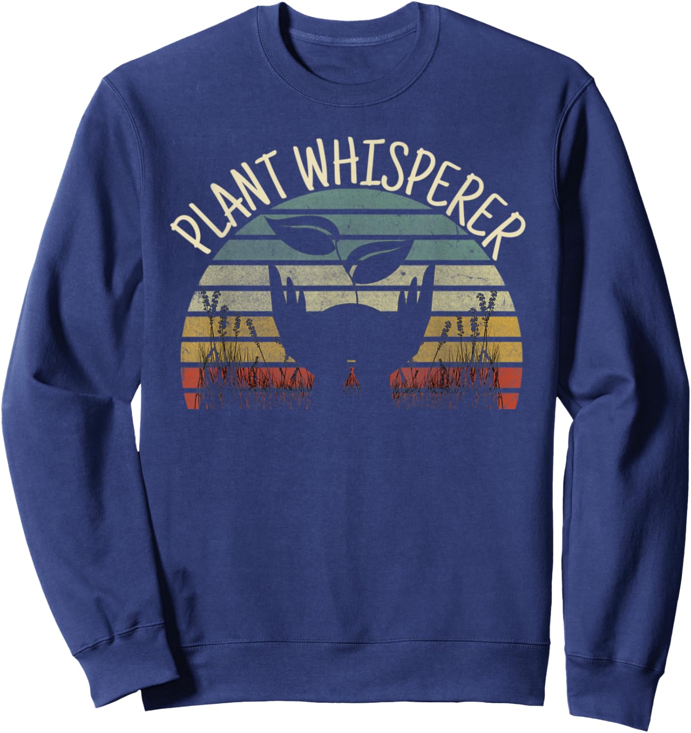 Vintage Gardener Shirt - Plant Whisperer Sweatshirt - Sweatshirt | Navy