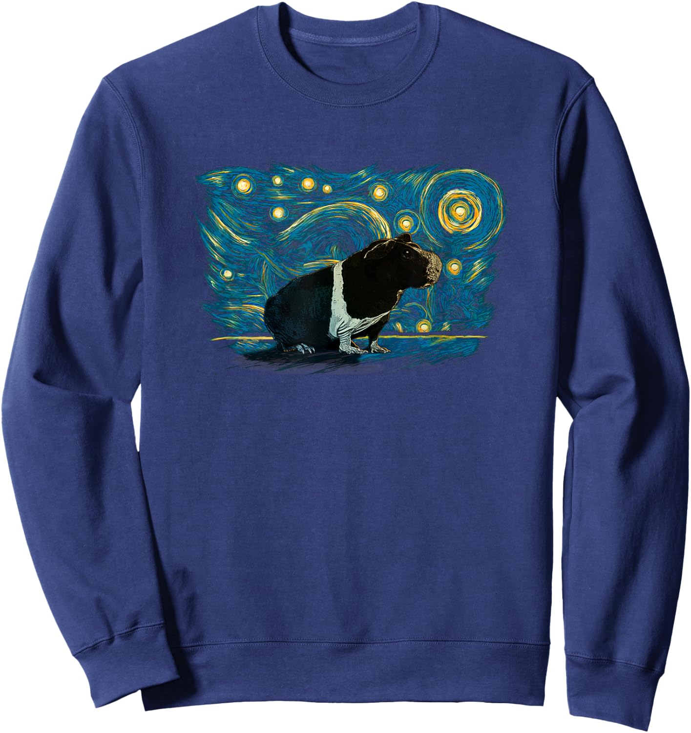 Retro Vintage Style Skinny Pig Sweatshirt - Sweatshirt | Navy