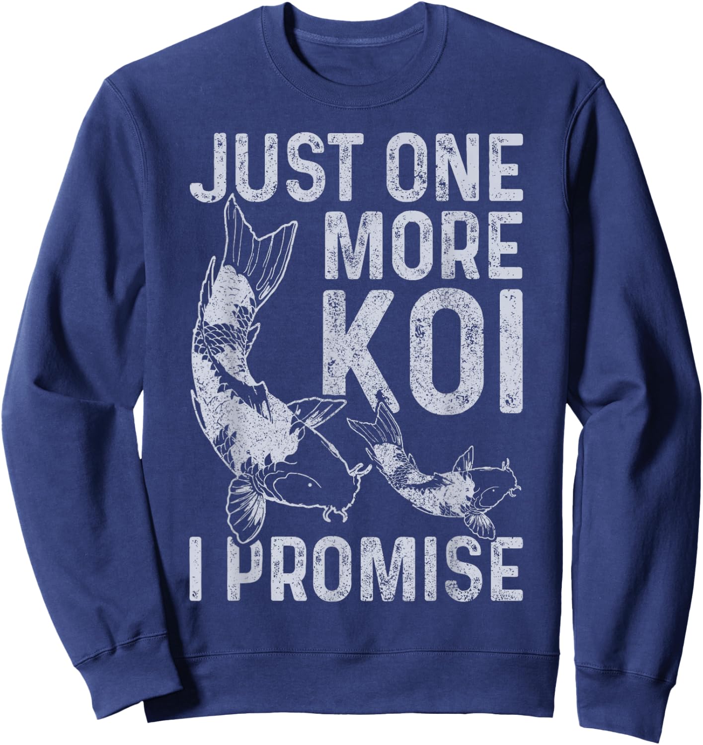 Koi Carp Funny - Nishikigoi Japan Pond Japanese Fish Gift Sweatshirt - Sweatshirt | Navy