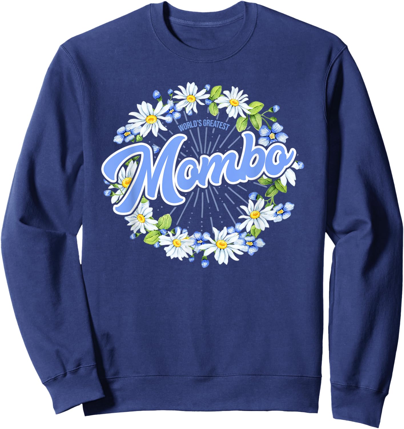 World's Greatest Mombo - Gift Grandma Sweatshirt - Sweatshirt | Navy