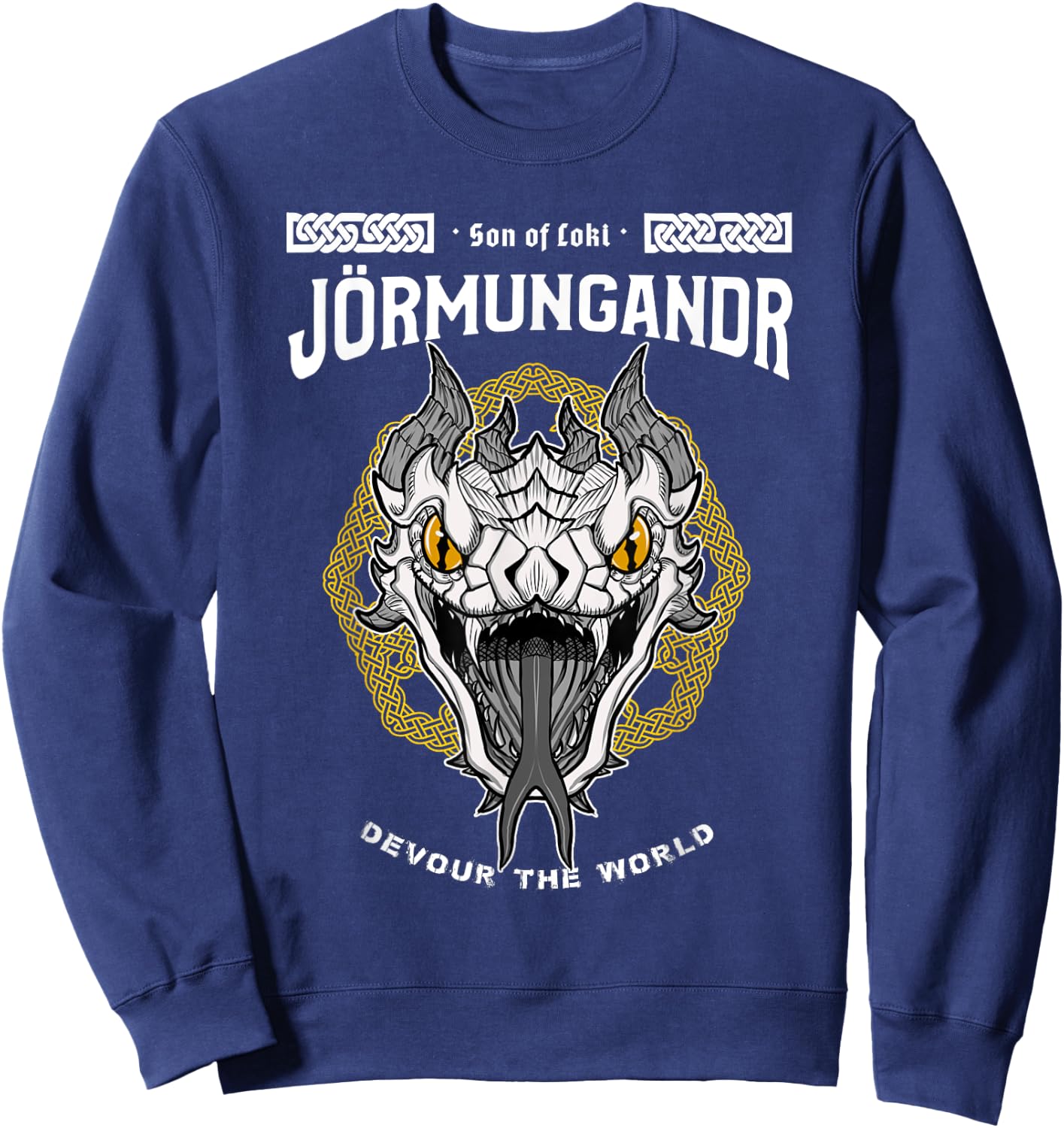 Sons of Loki: Jörmungandr the Devourer Sweatshirt - Sweatshirt | Navy