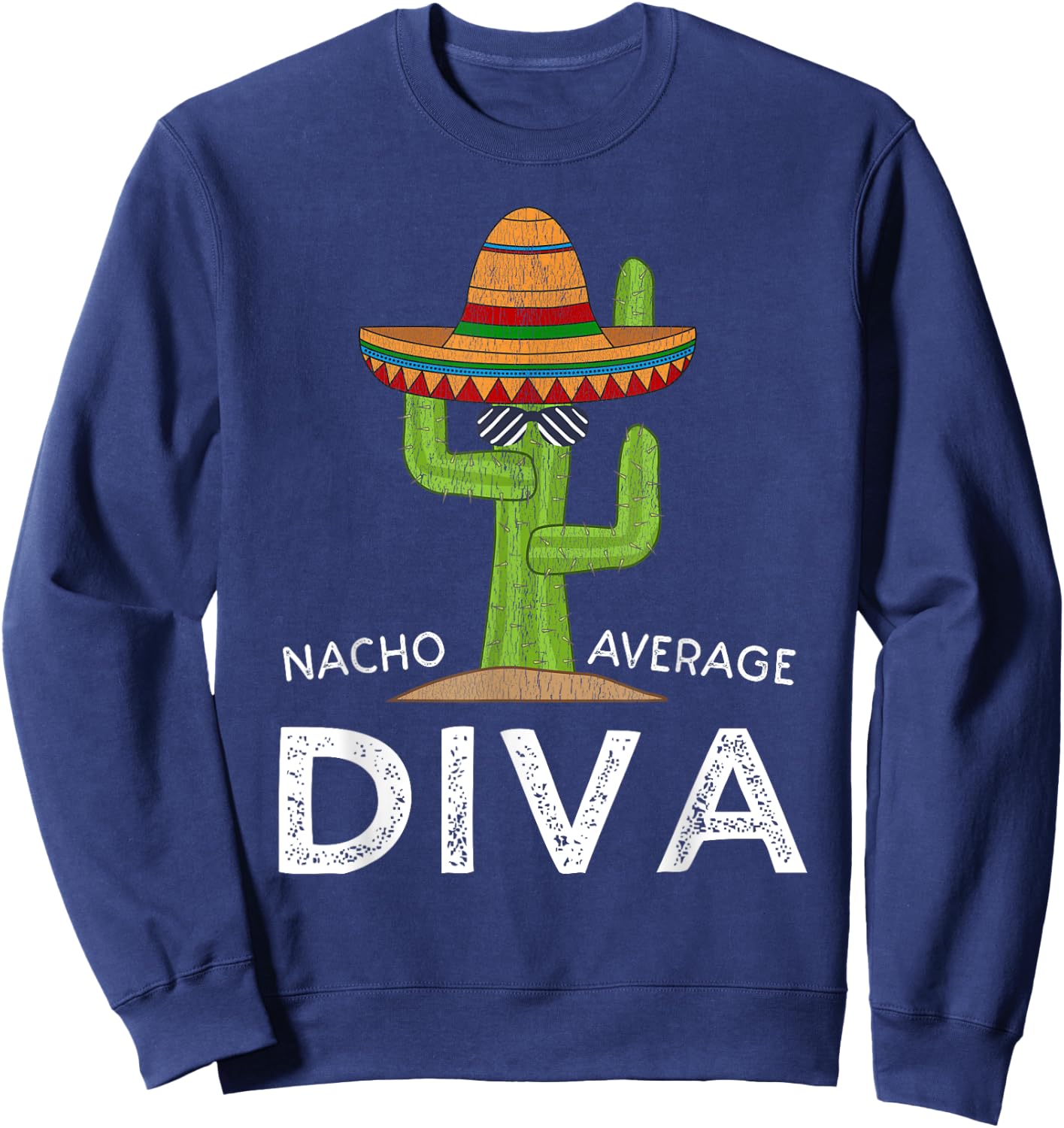 Funny Cute Diva Saying Sweatshirt - Sweatshirt | Navy