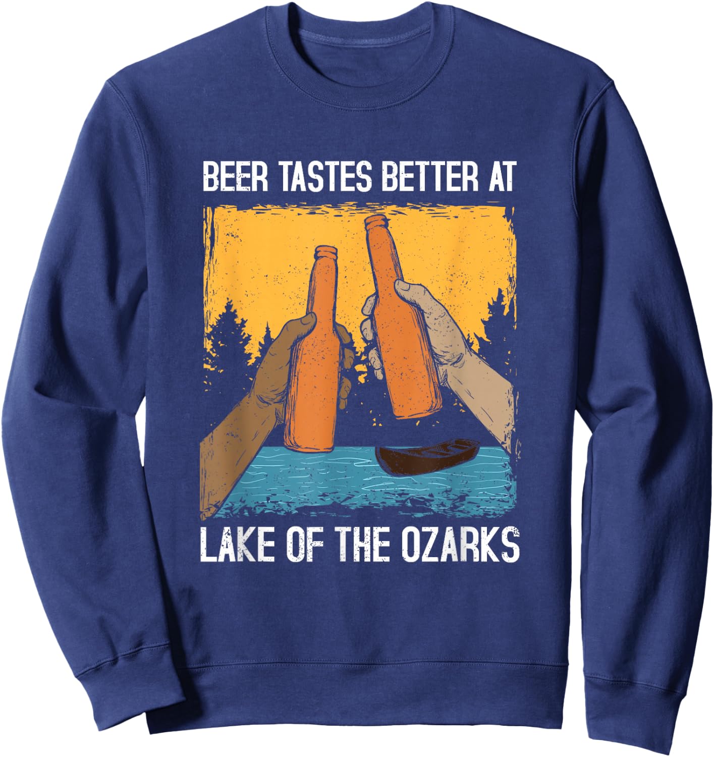 Lake Of The Ozarks Lake Life Sweatshirt - Sweatshirt | Navy