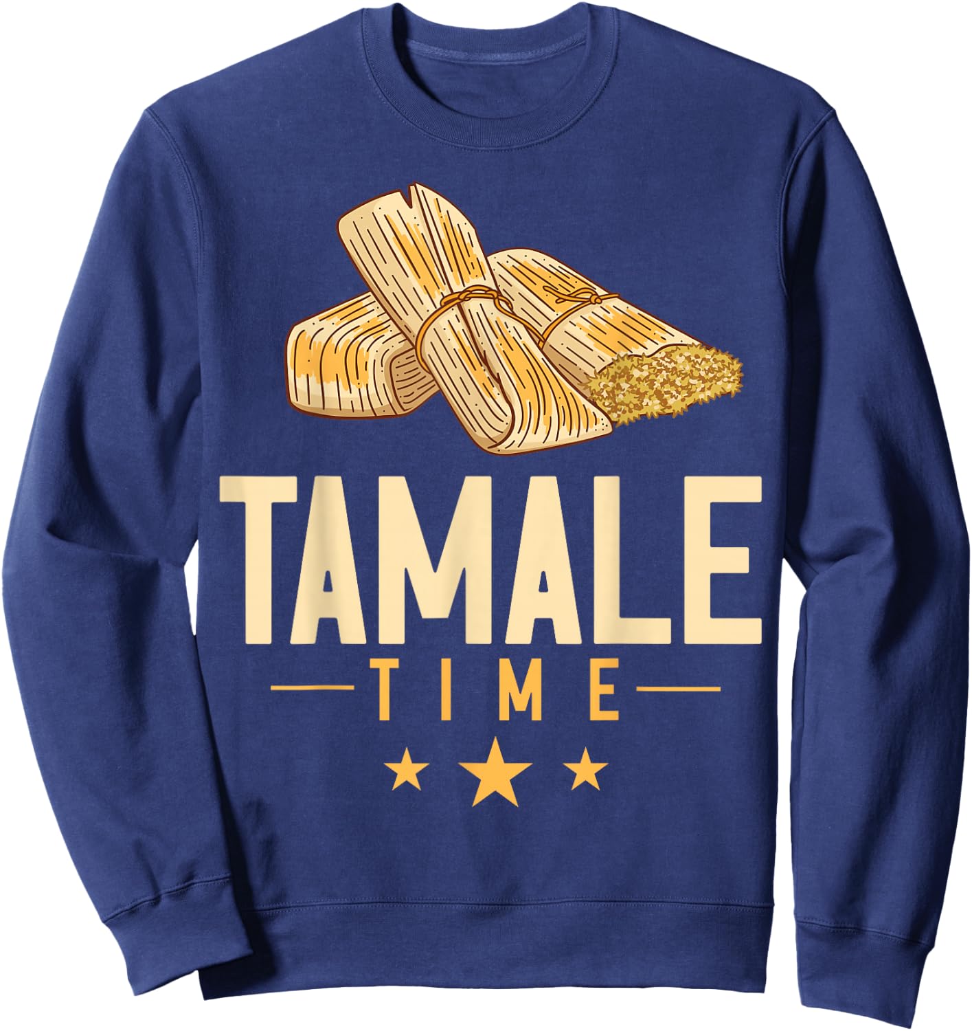 Tamale Mexican Gift Recipe Vegan Sweatshirt - Sweatshirt | Navy