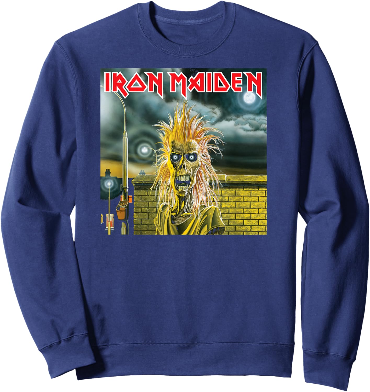 Iron Maiden - First Album Cover Sweatshirt - Sweatshirt | Navy