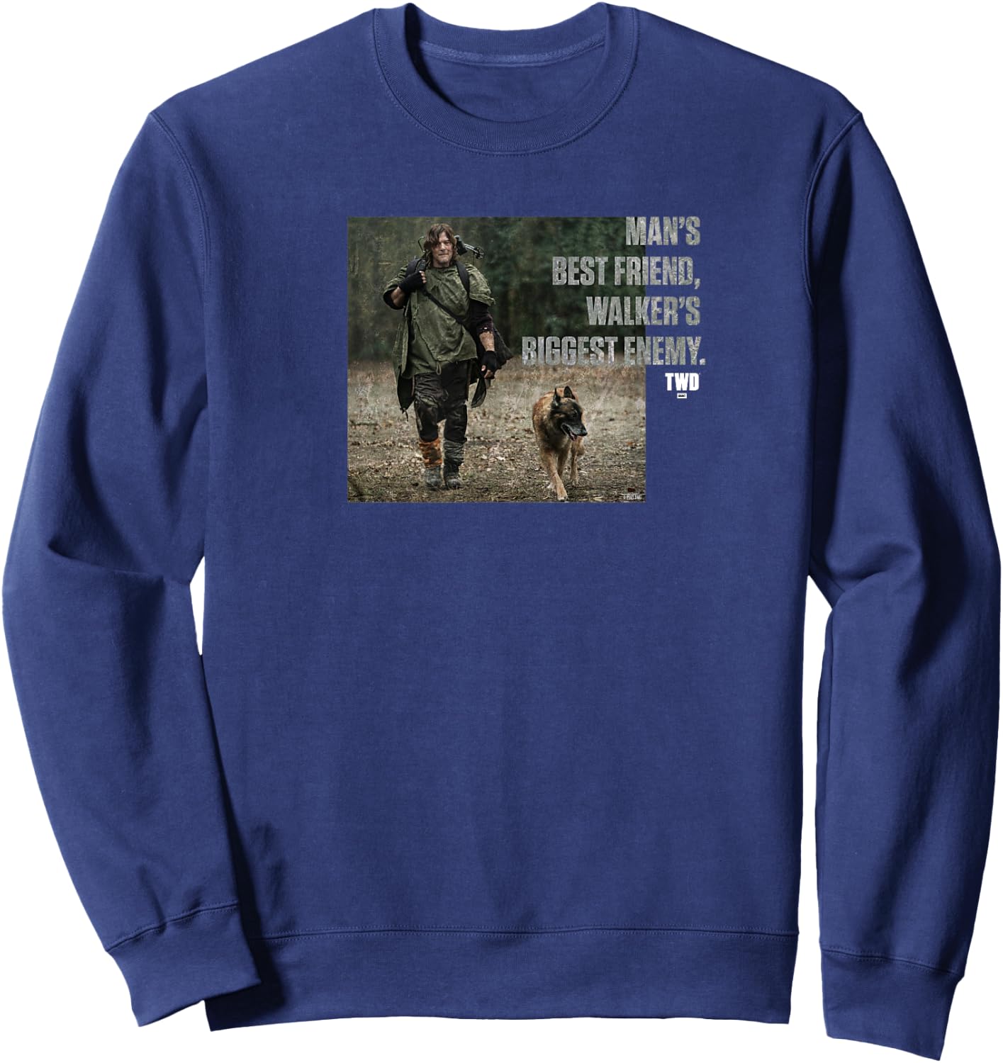 The Walking Dead Man's Best Friend Sweatshirt - Sweatshirt | Navy