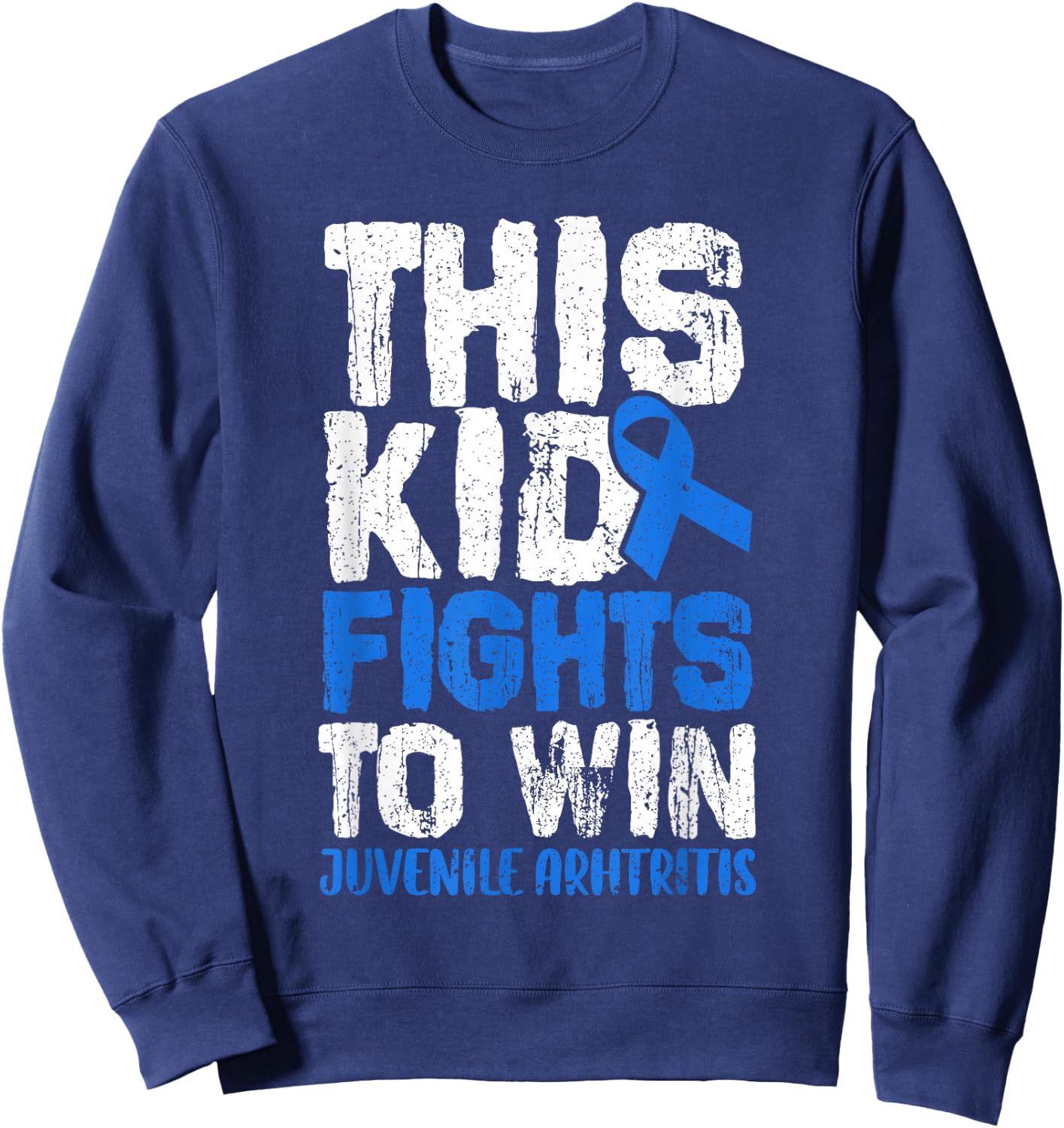 Juvenile Arthritis Awareness kids JIA Sweatshirt - Sweatshirt | Navy