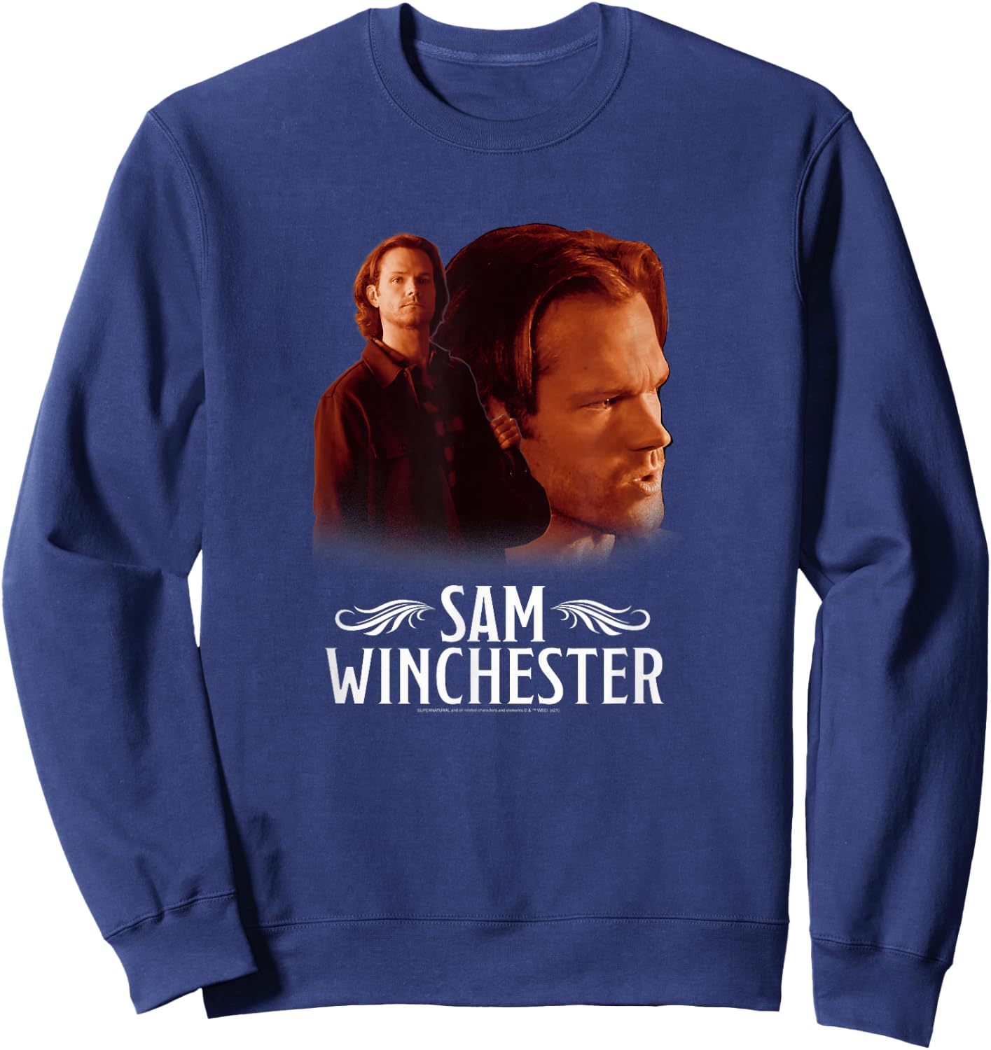 Supernatural Sam Winchester Glamour Shot Sweatshirt - Sweatshirt | Navy