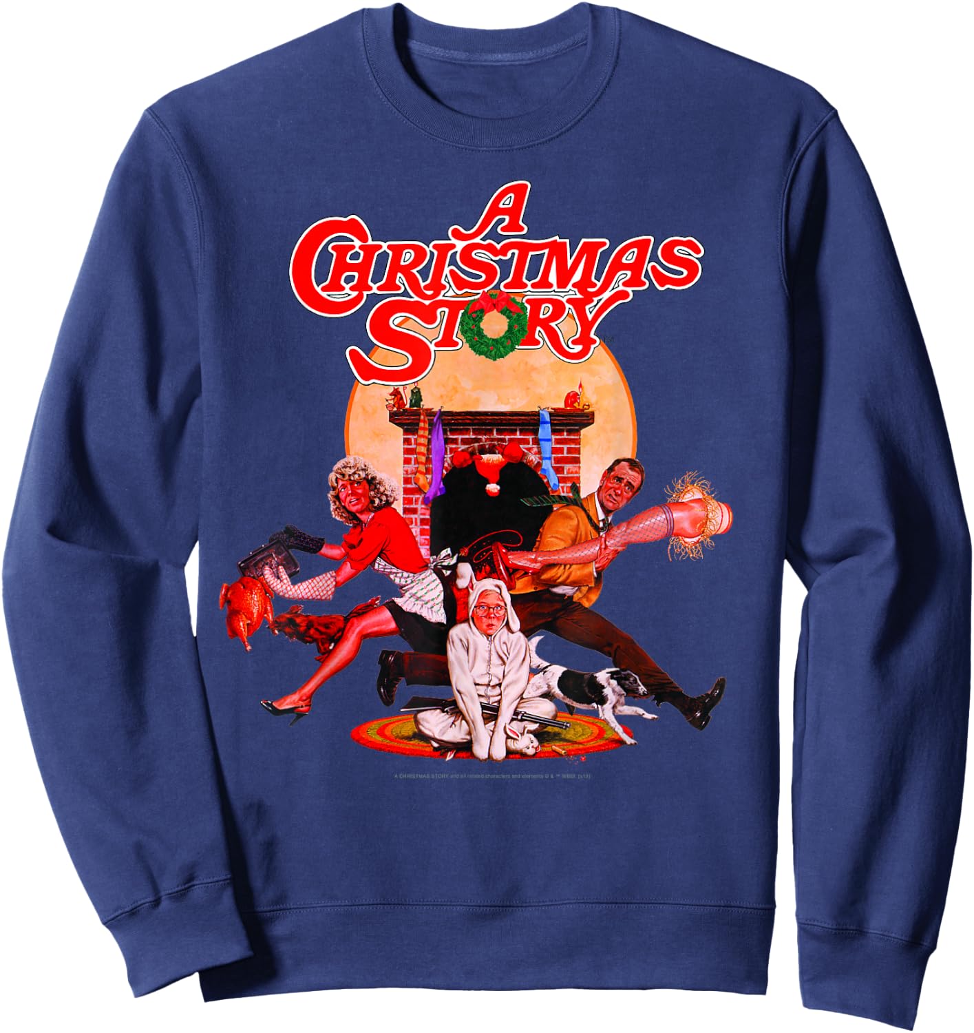 A Christmas Story Group Shot Poster Sweatshirt - Sweatshirt | Navy