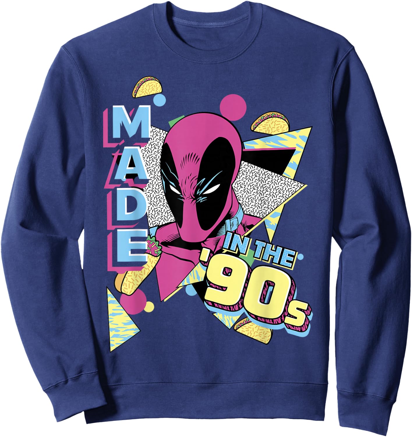 Marvel Deadpool 30th Made In The '90s Sweatshirt - Sweatshirt | Navy