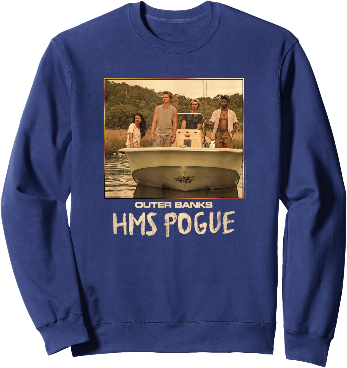 Outer Banks HMS Pogue Sweatshirt - Sweatshirt | Navy
